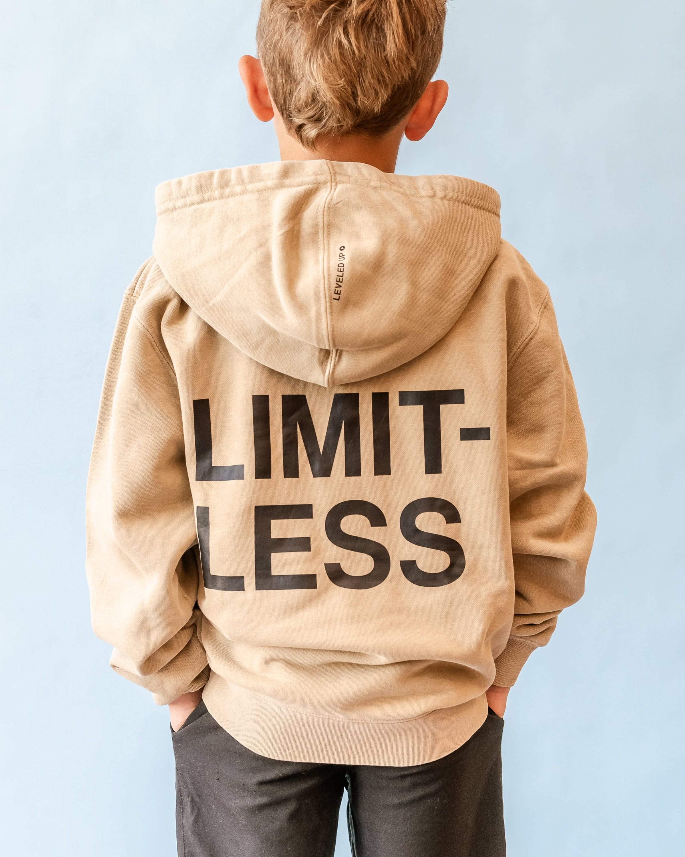 BUILT BRAVE HOODIE - Embroidered/Printed Youth Pigment - Image 9