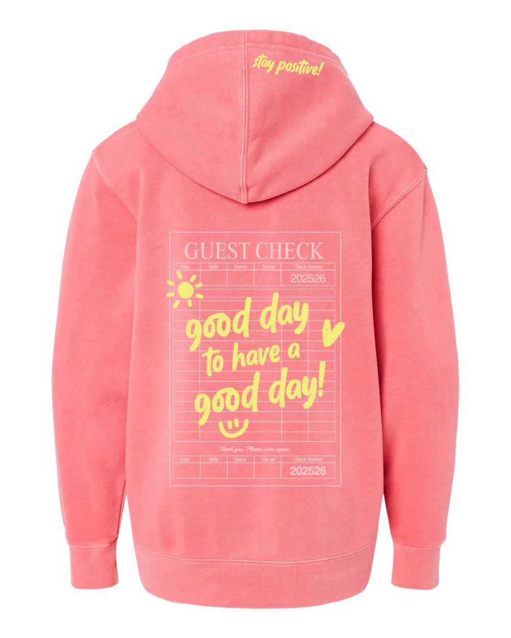 GOOD DAY HOODIE - Embroidered/Printed Youth Pigment - Image 8