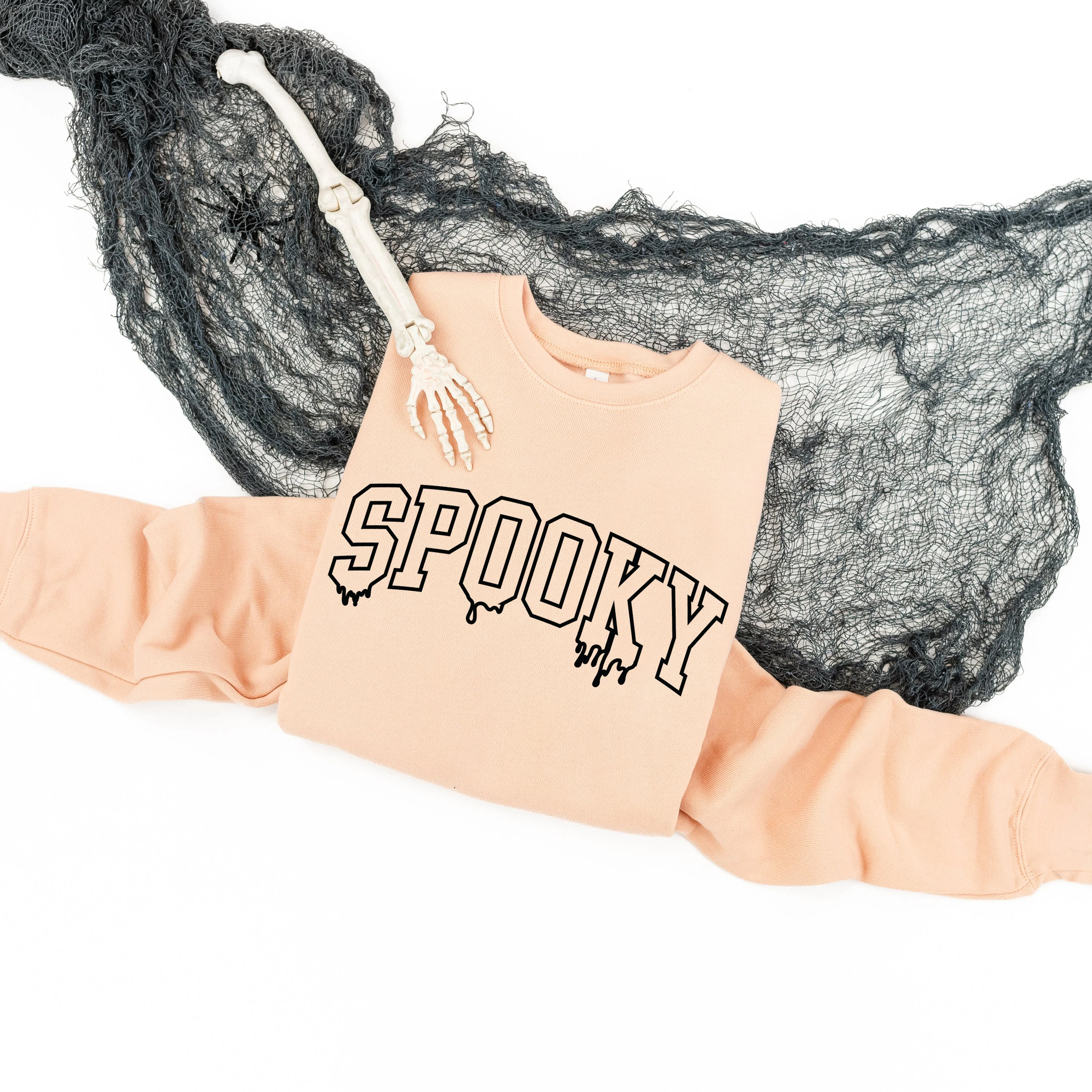Spooky (Dripping) - Embroidered Super Soft Fleece Crewneck