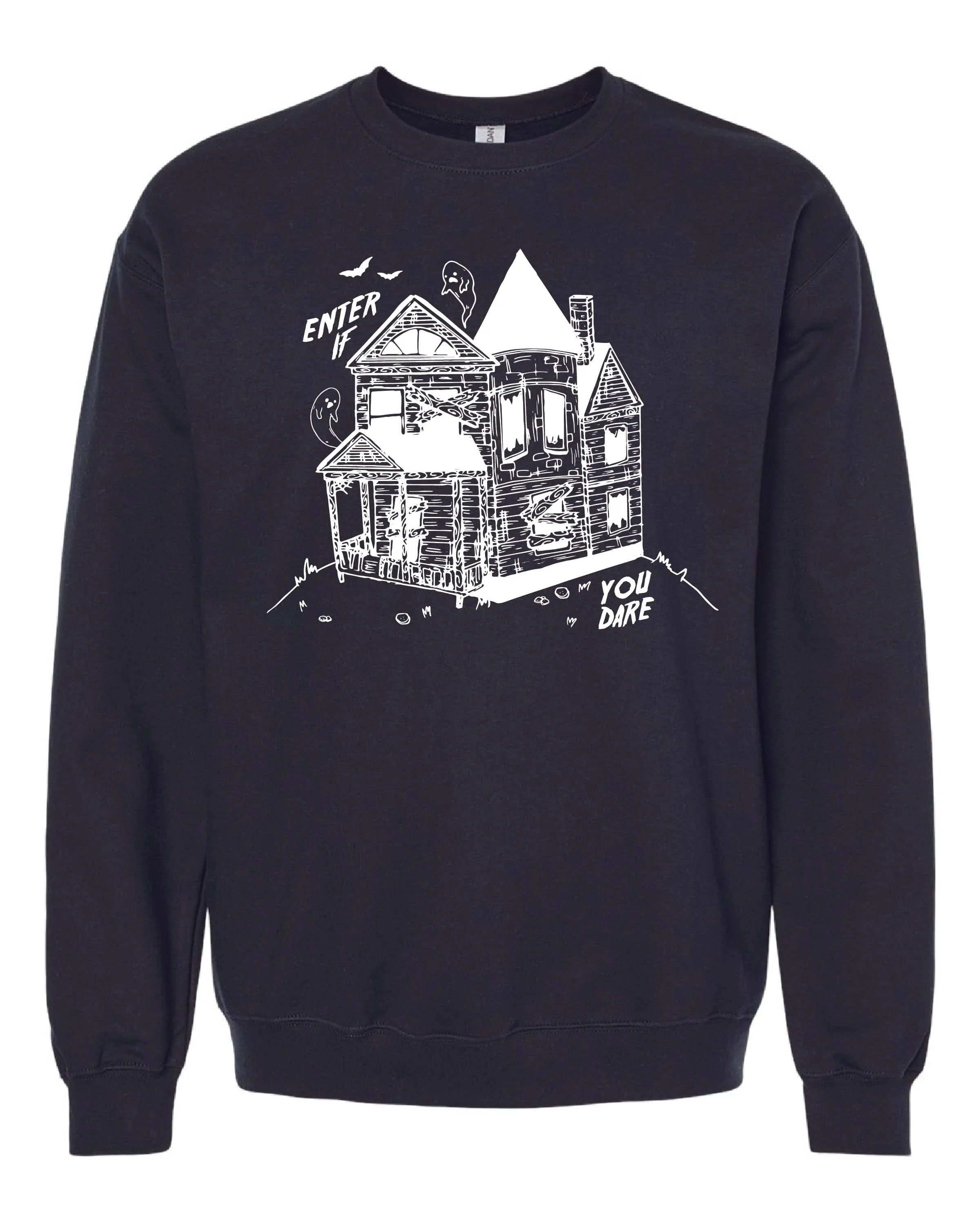 Enter If You Dare - Black Basic Fleece - Image 3