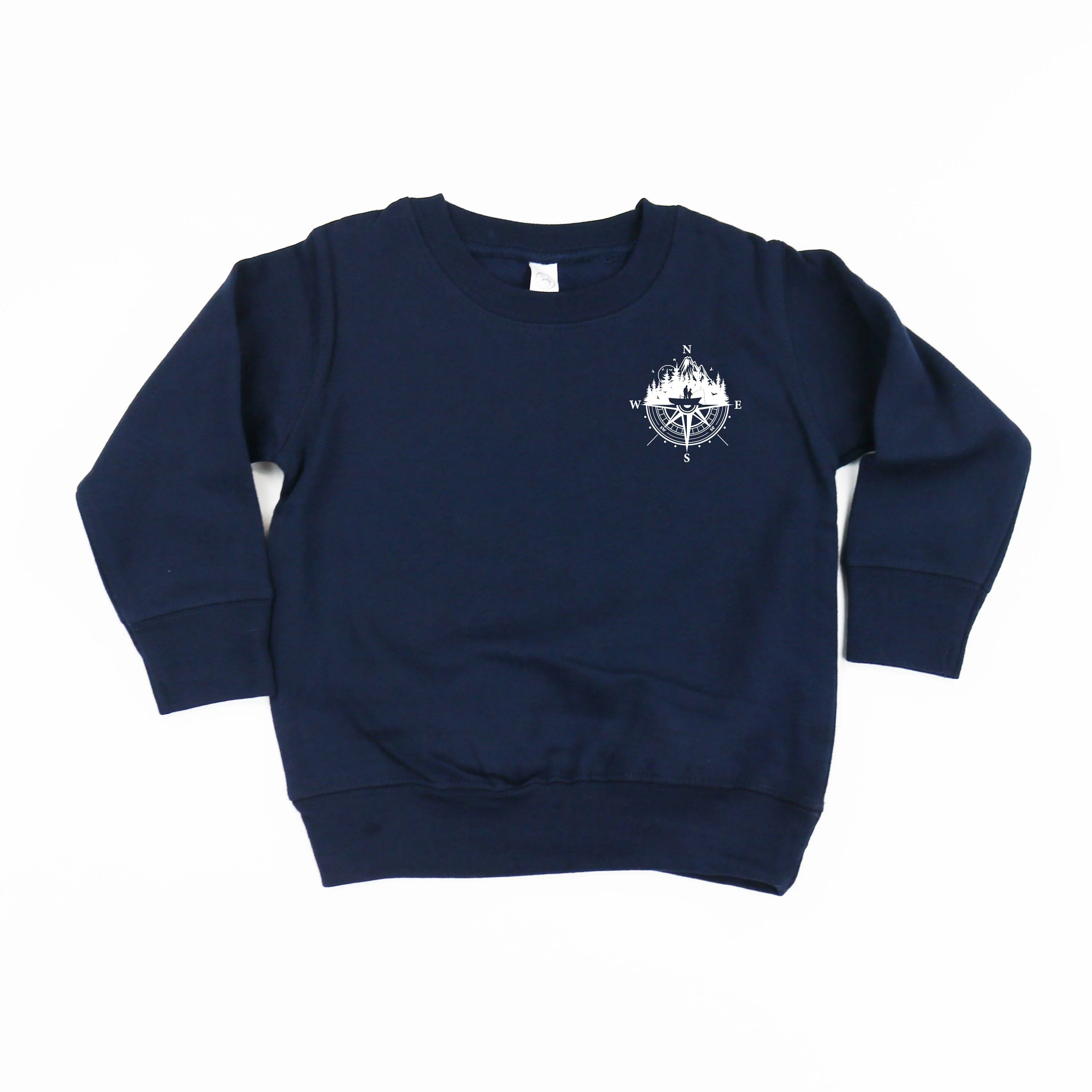 Fishing Compass - Fishing Scene (pf&b) - Child Sweater - Image 7