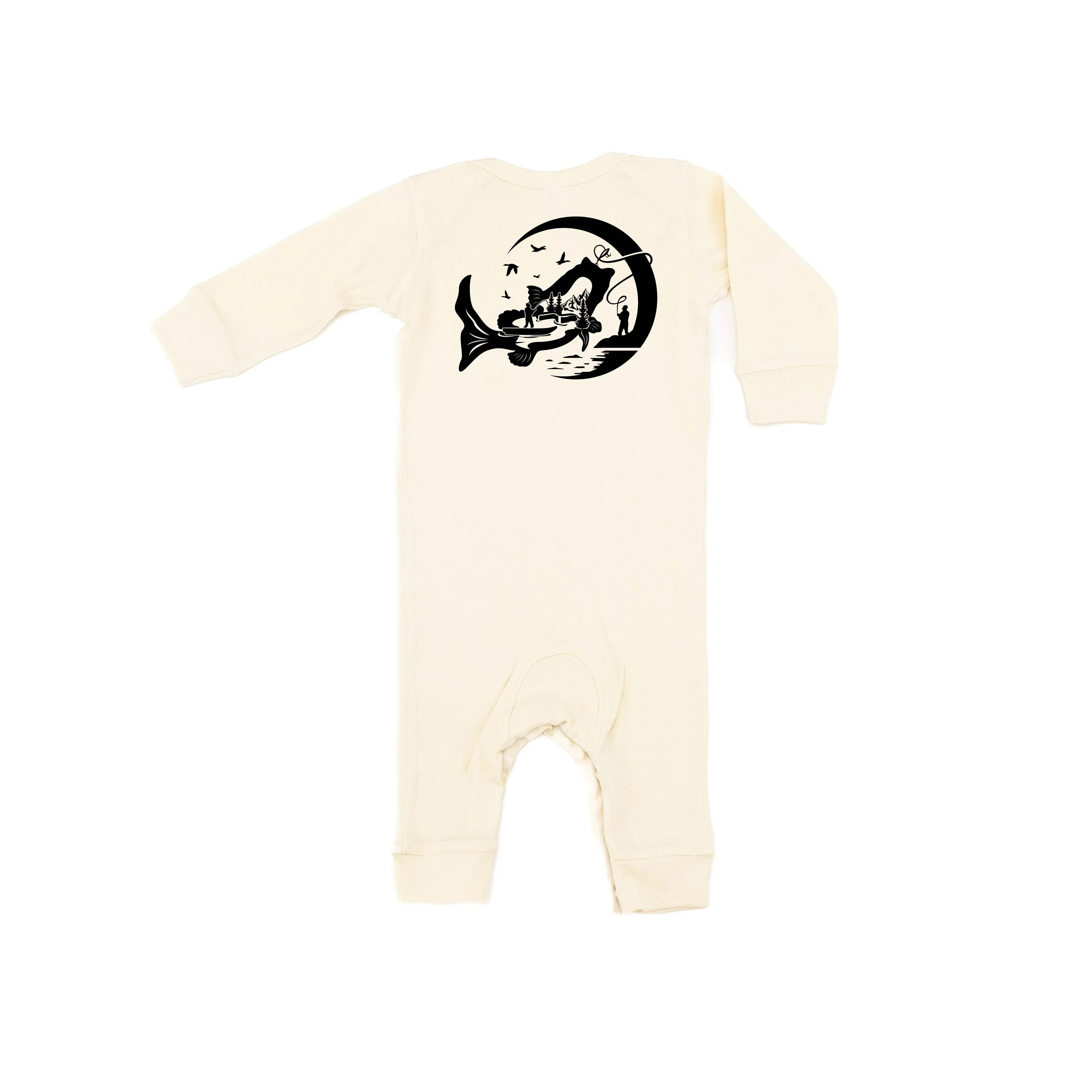 Fishing Compass - Fishing Scene (pf&b) - Baby Sleeper - Image 12