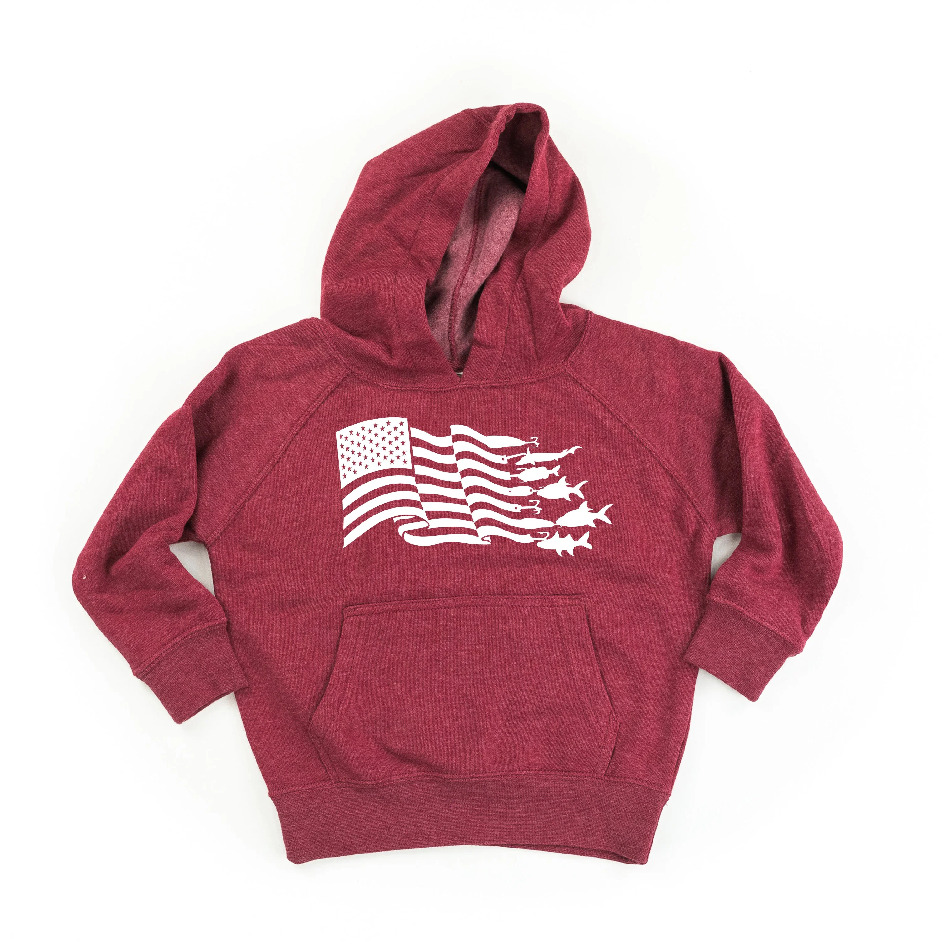 Fishing Flag - Child HOODIE - Image 3