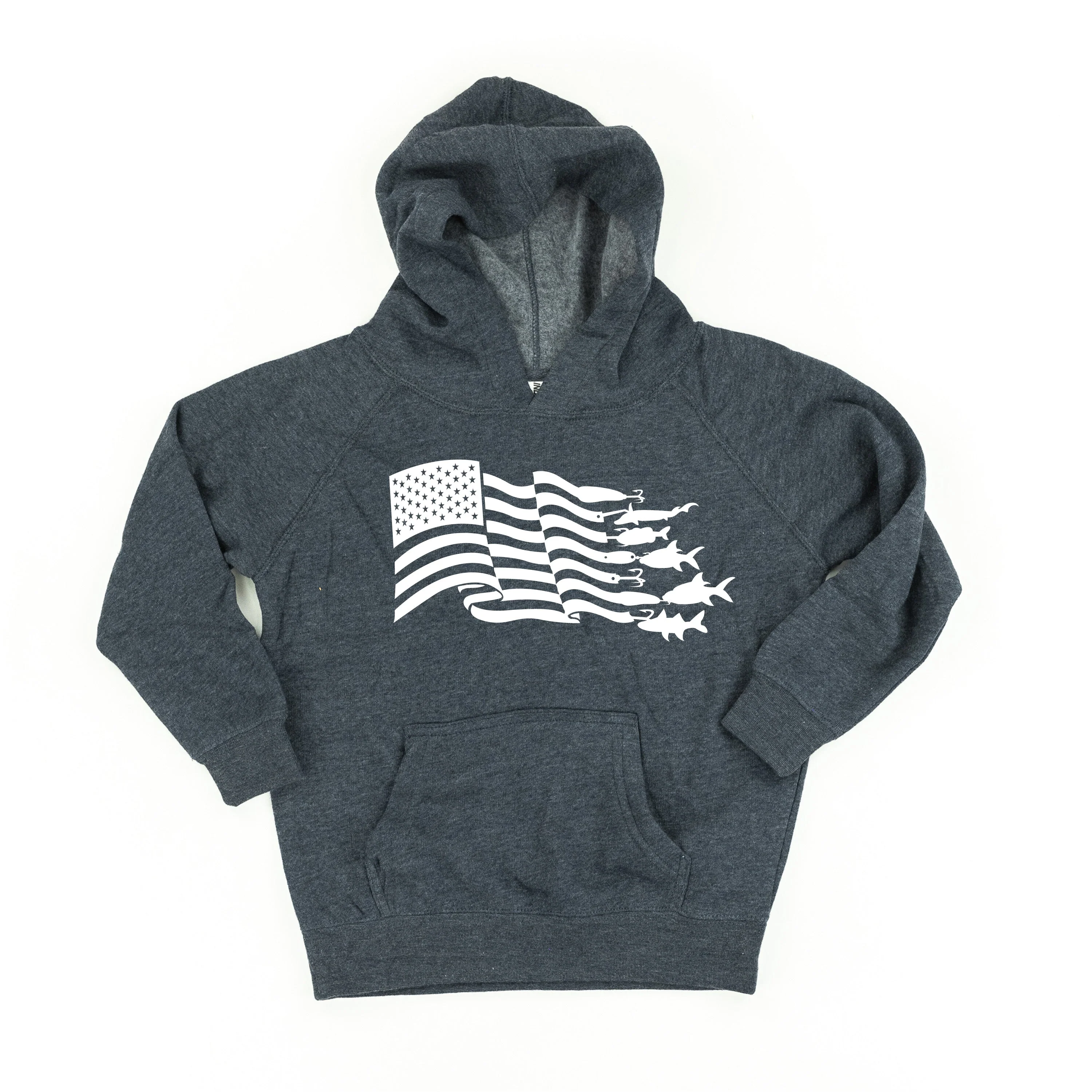 Fishing Flag - Child HOODIE - Image 5