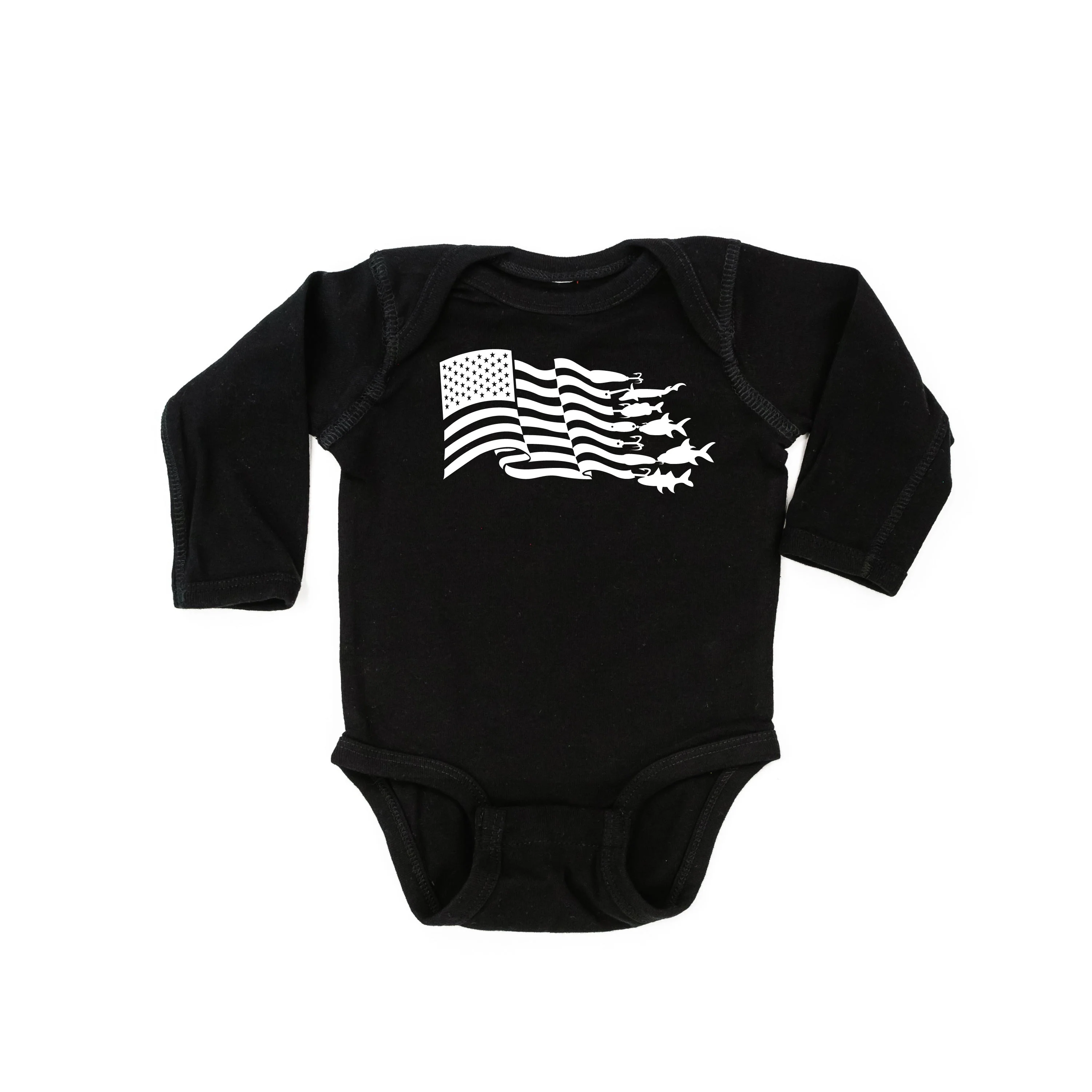 Fishing Flag - Child Long Sleeve Tee - Image 3
