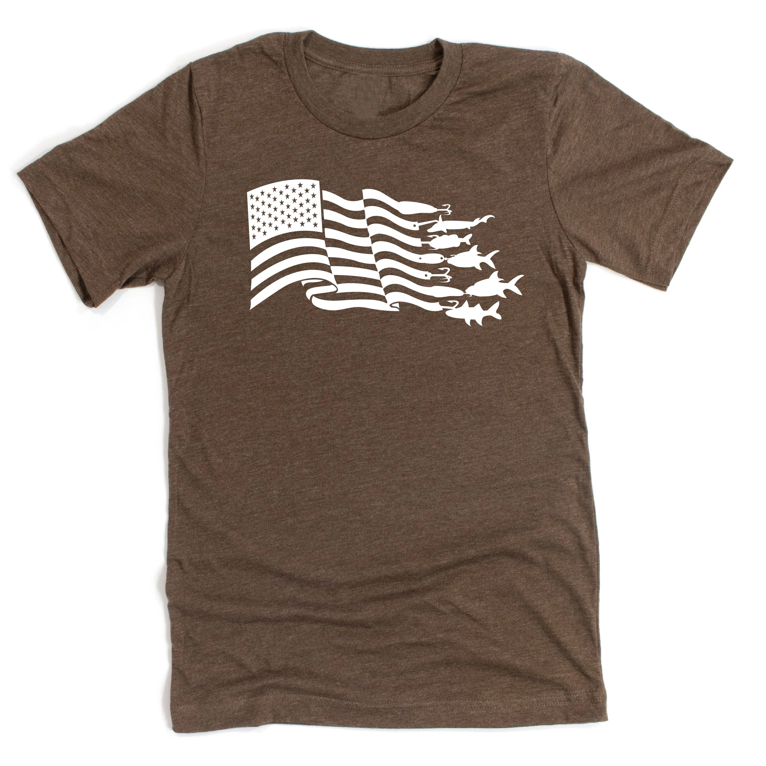 Fishing Flag - Unisex Tee - Image 5