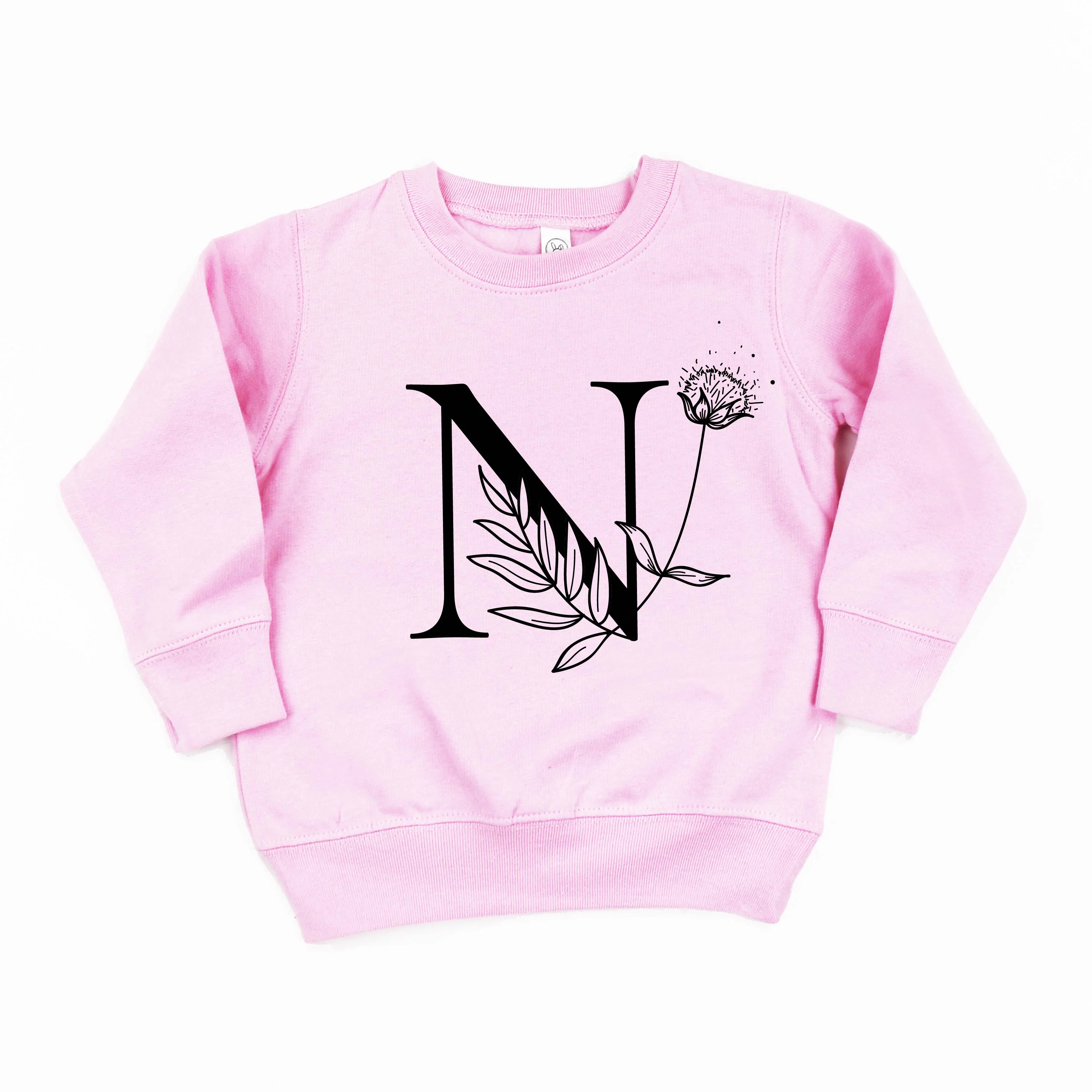 Floral Initials - Child Sweater - Image 6