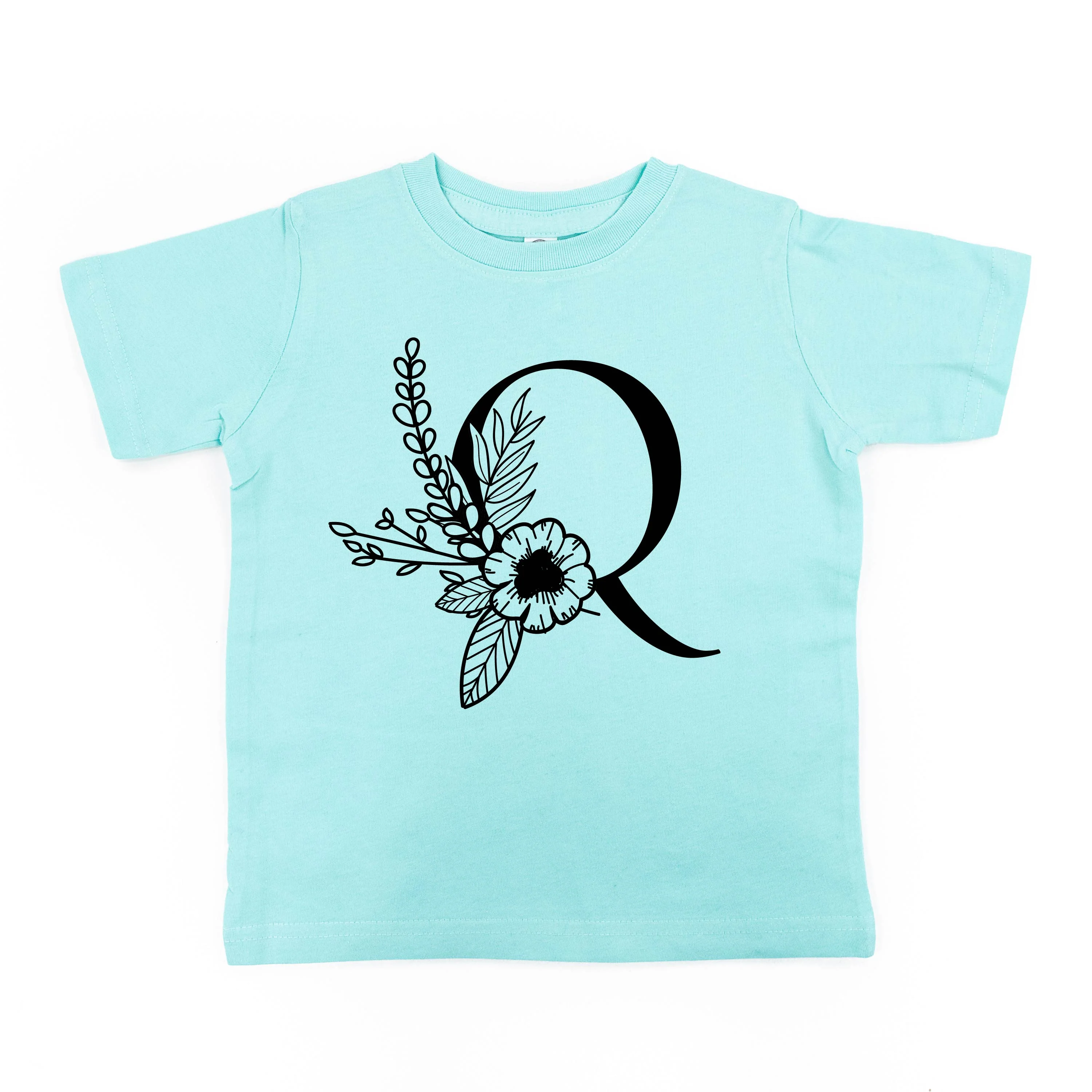 Floral Initials - Child Tee - Image 8