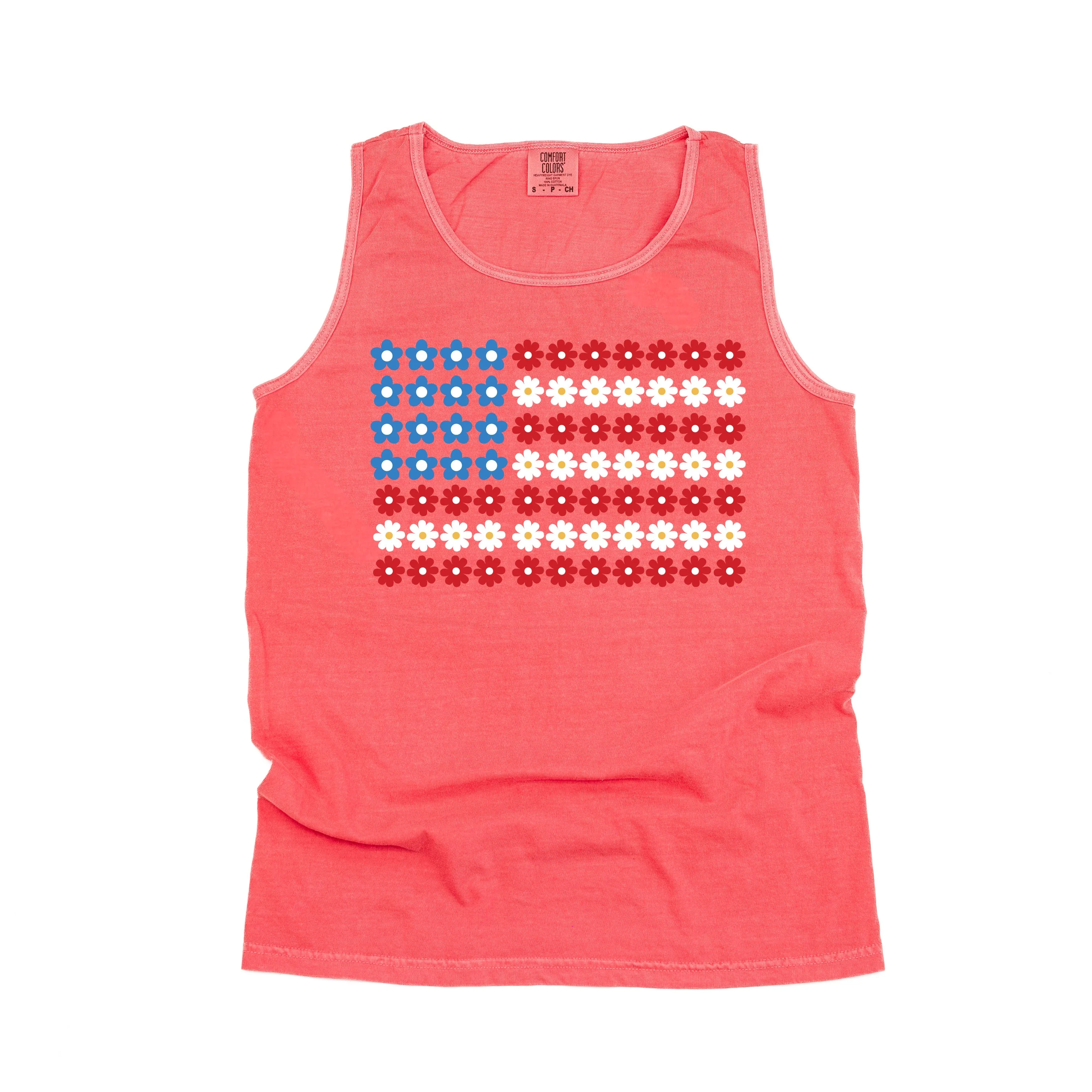 Flower Flag - Comfort Colors TANK - Image 4