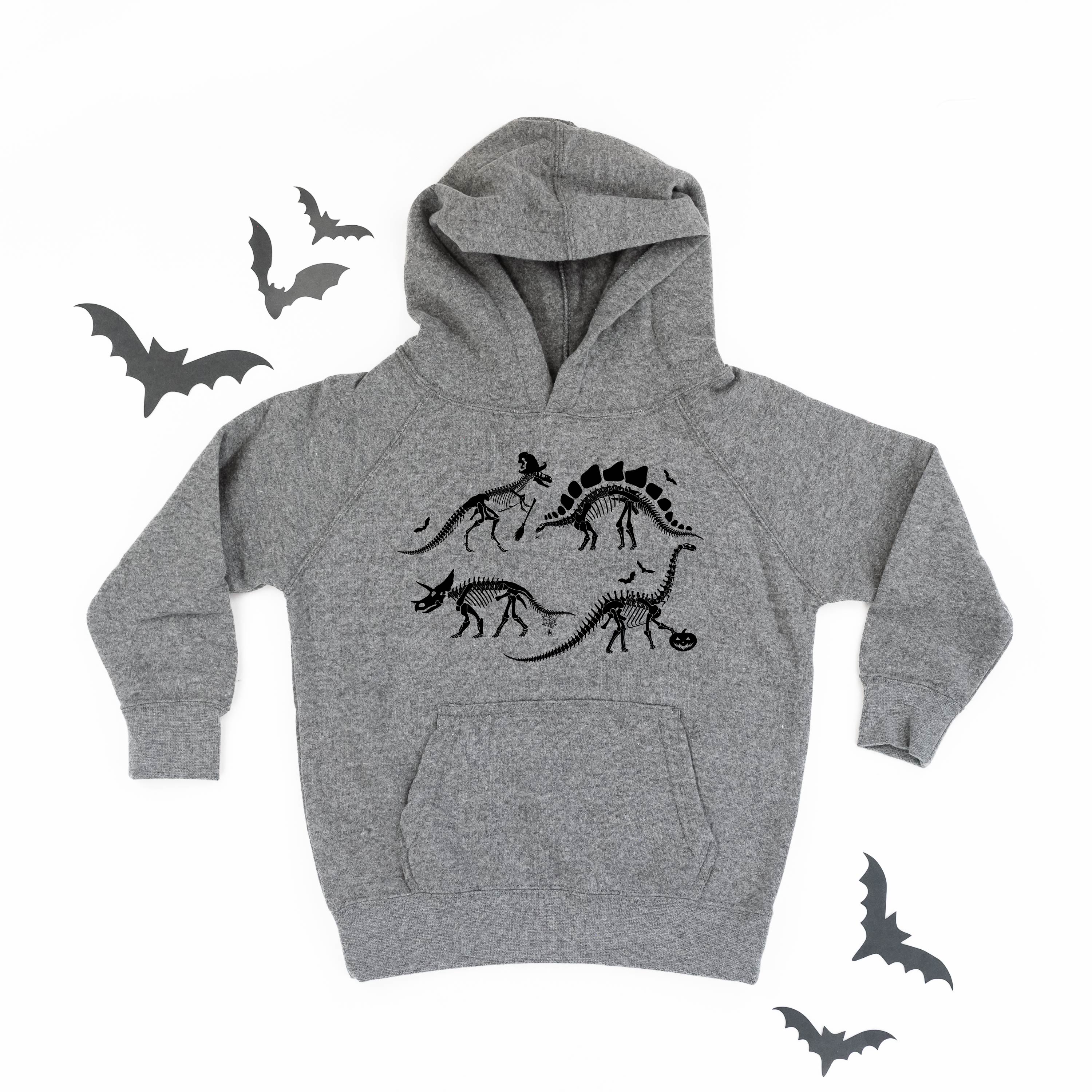 Four Dinosaur Skeletons - Child Hoodie