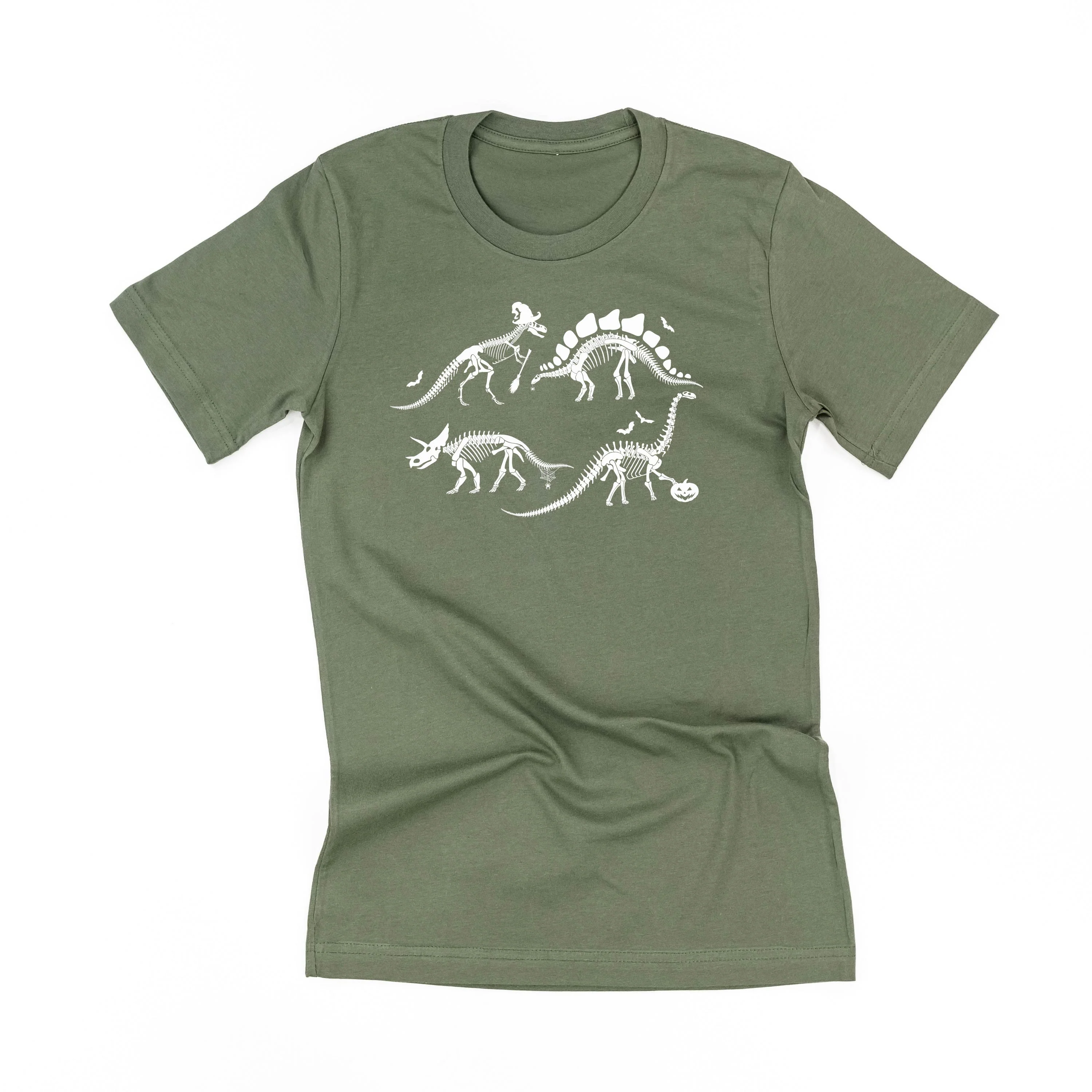 Four Dinosaur Skeletons - Unisex Tee - Image 8