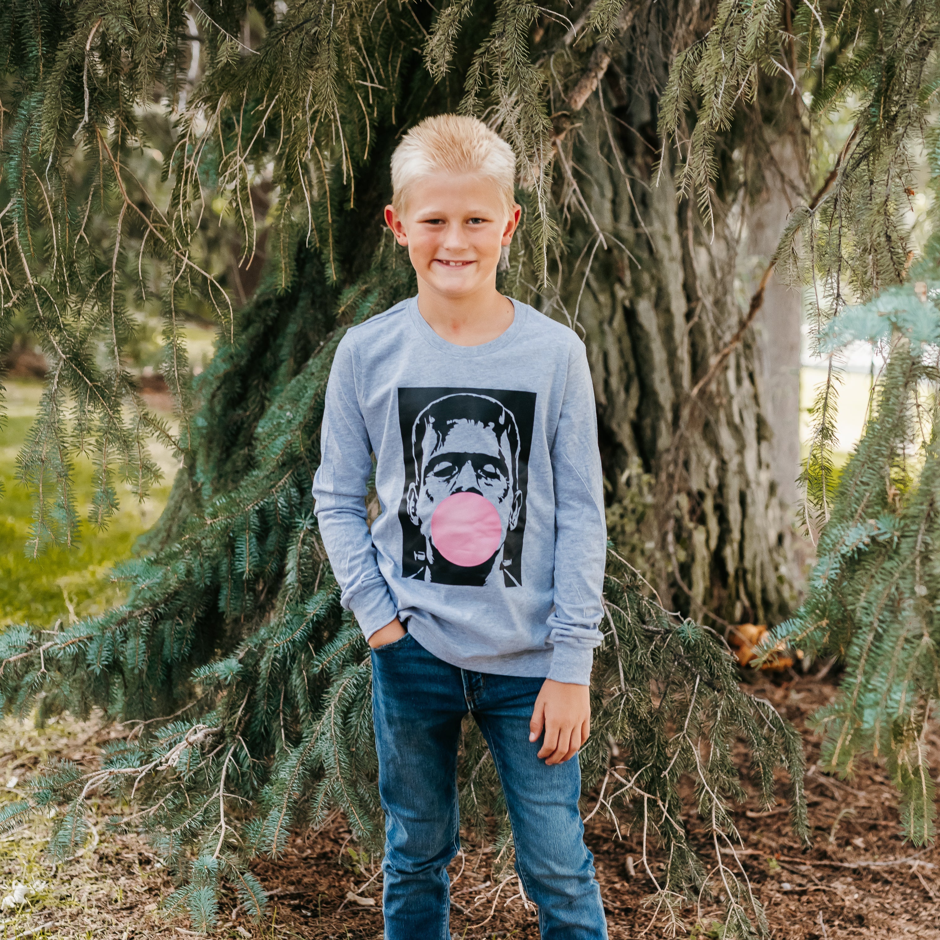 FRANK. - Child Long Sleeve Tee - Image 2