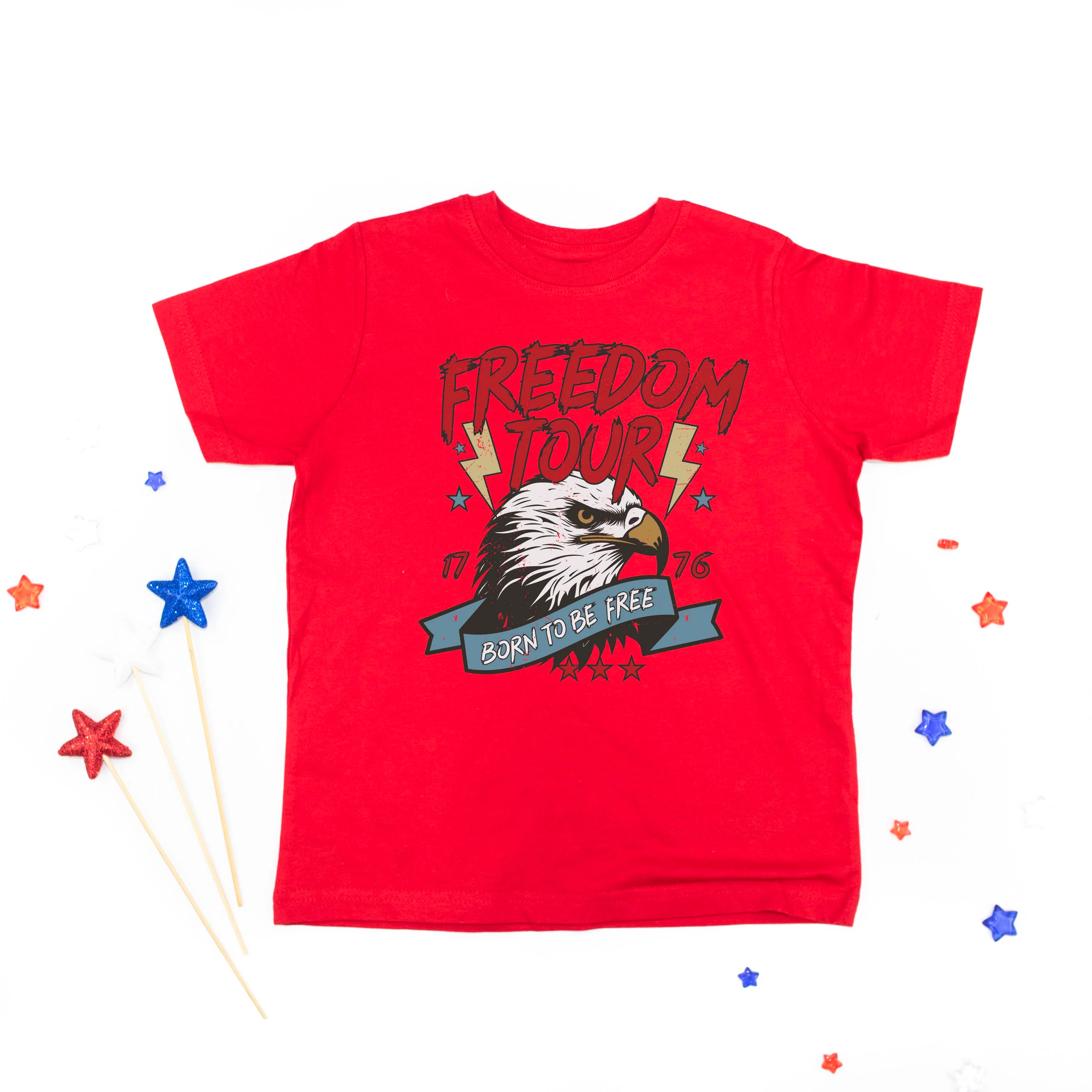 Freedom Tour - Born to Be Free - Child Tee - Image 10