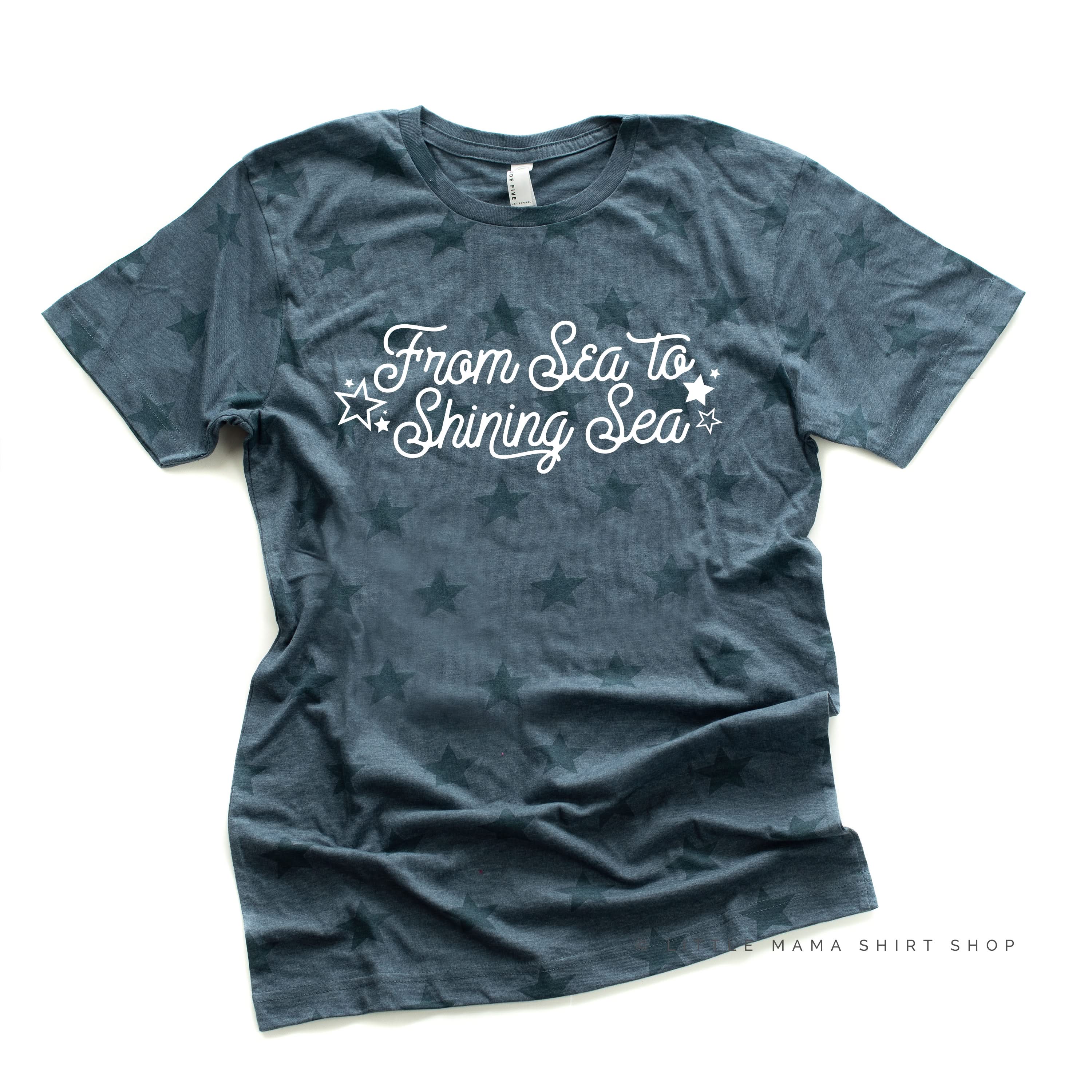 From Sea to Shining Sea - Unisex STAR Tee - Image 3
