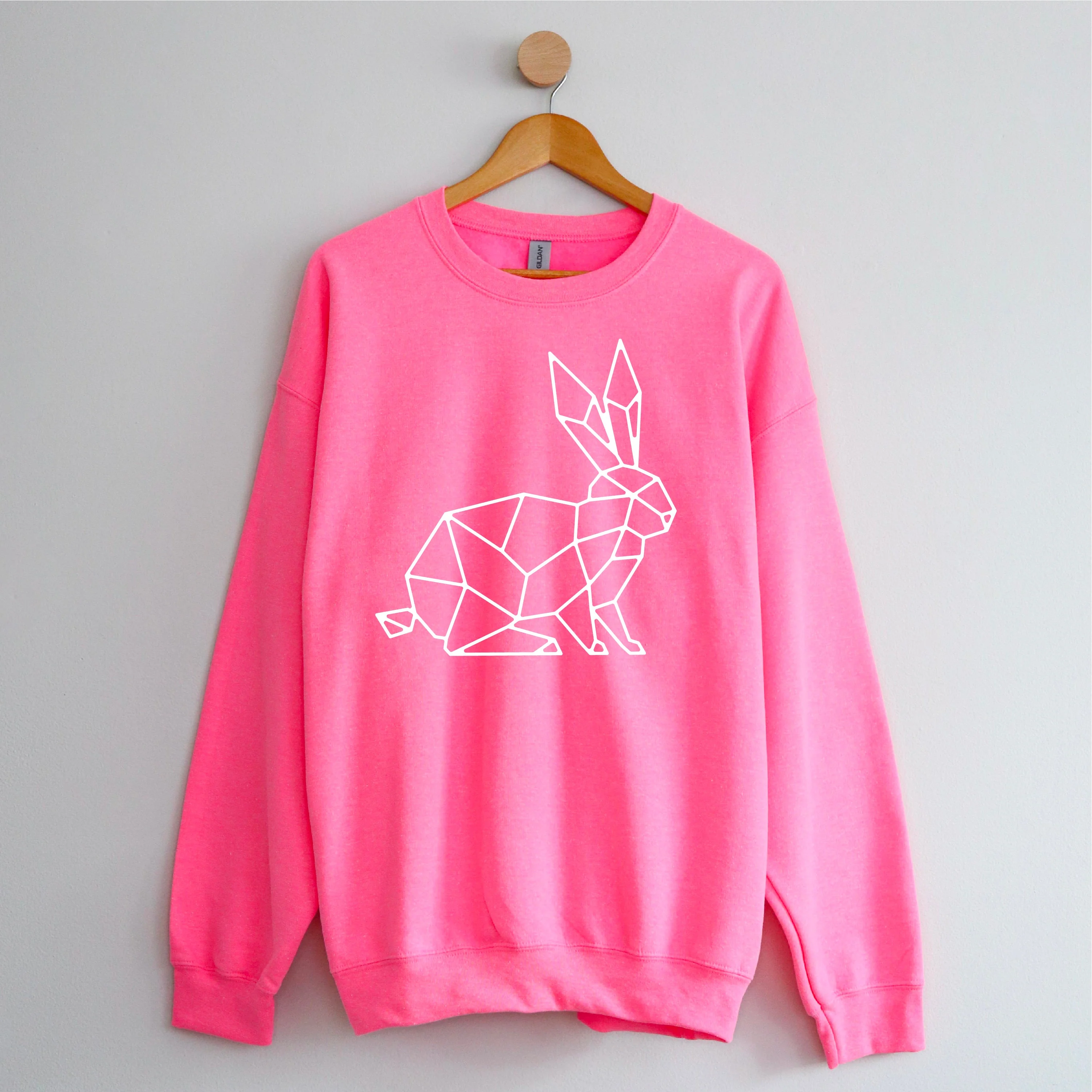 Geometric Bunny - Basic Fleece - Image 5