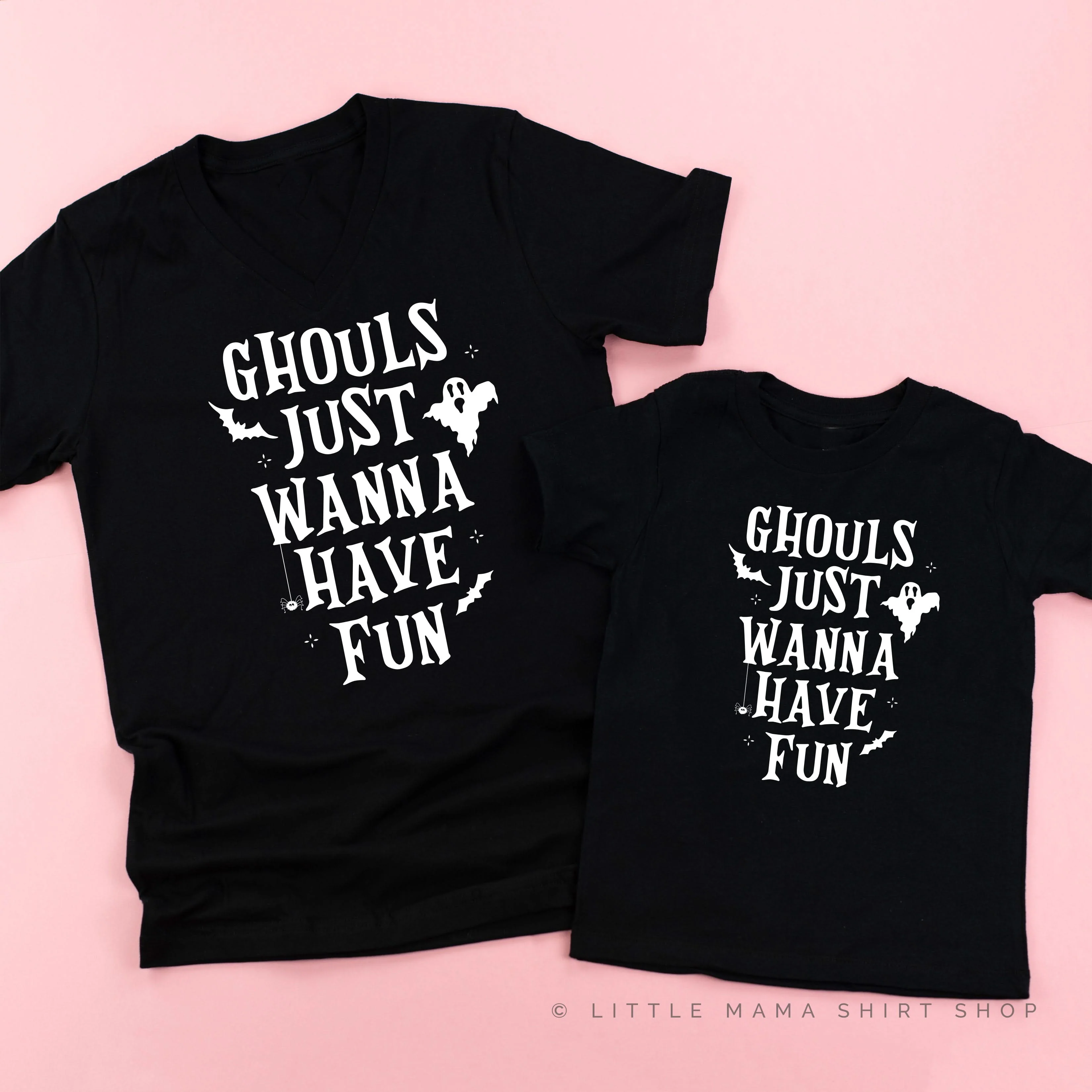 Ghouls Just Wanna Have Fun - Set of 2 Matching Tees