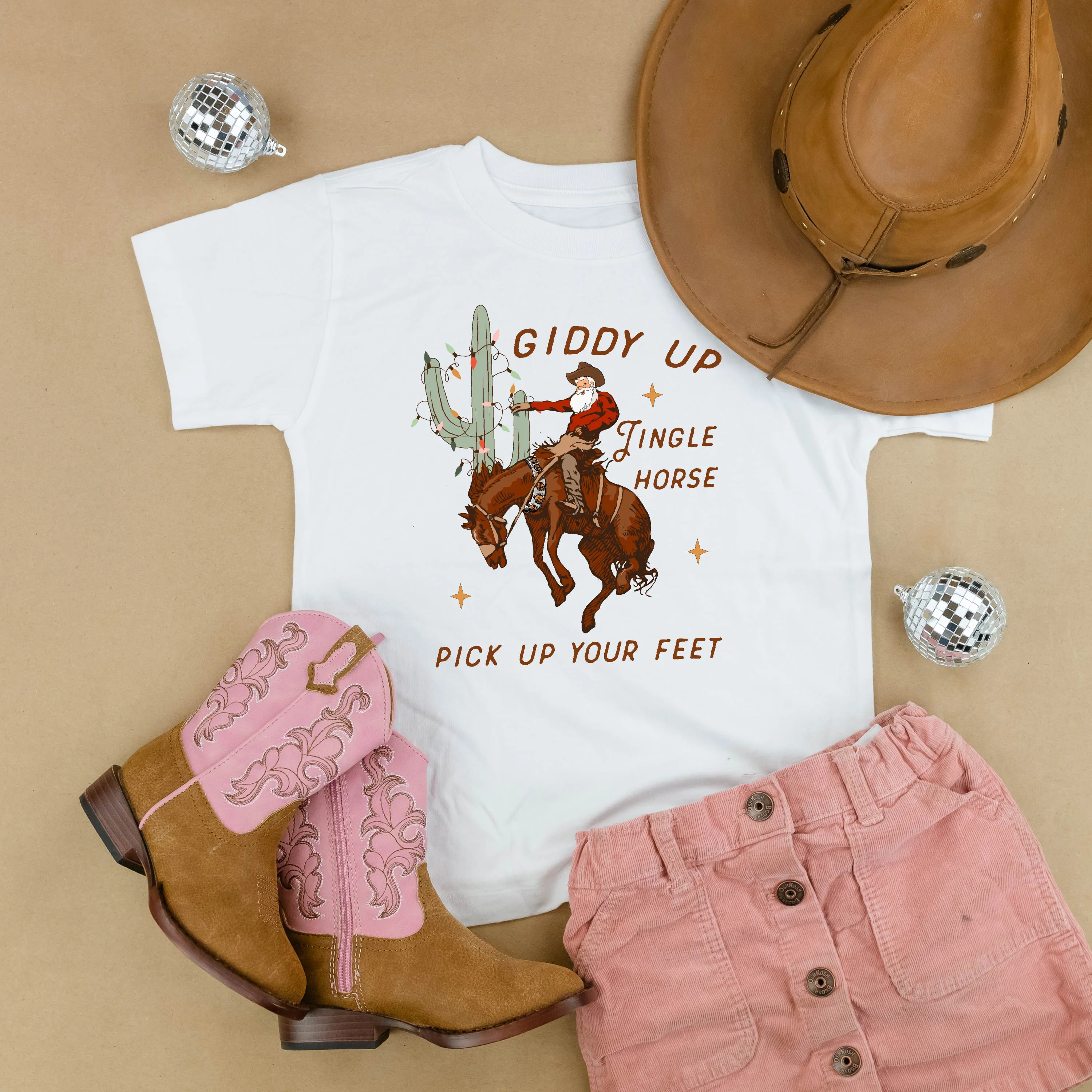 Giddy Up Jingle Horse - Child Tee - Image 3