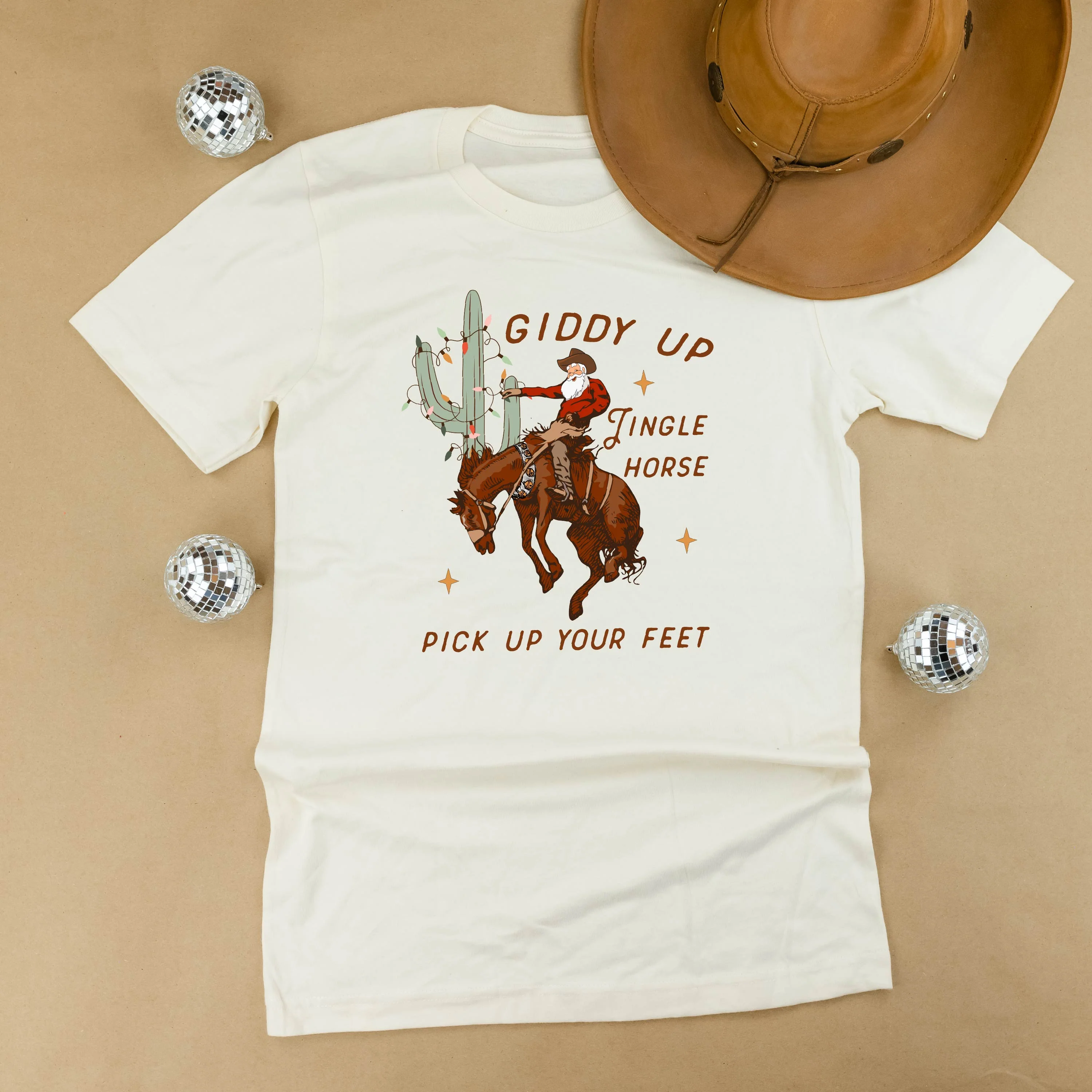 Giddy Up Jingle Horse - Unisex Tee - Image 2