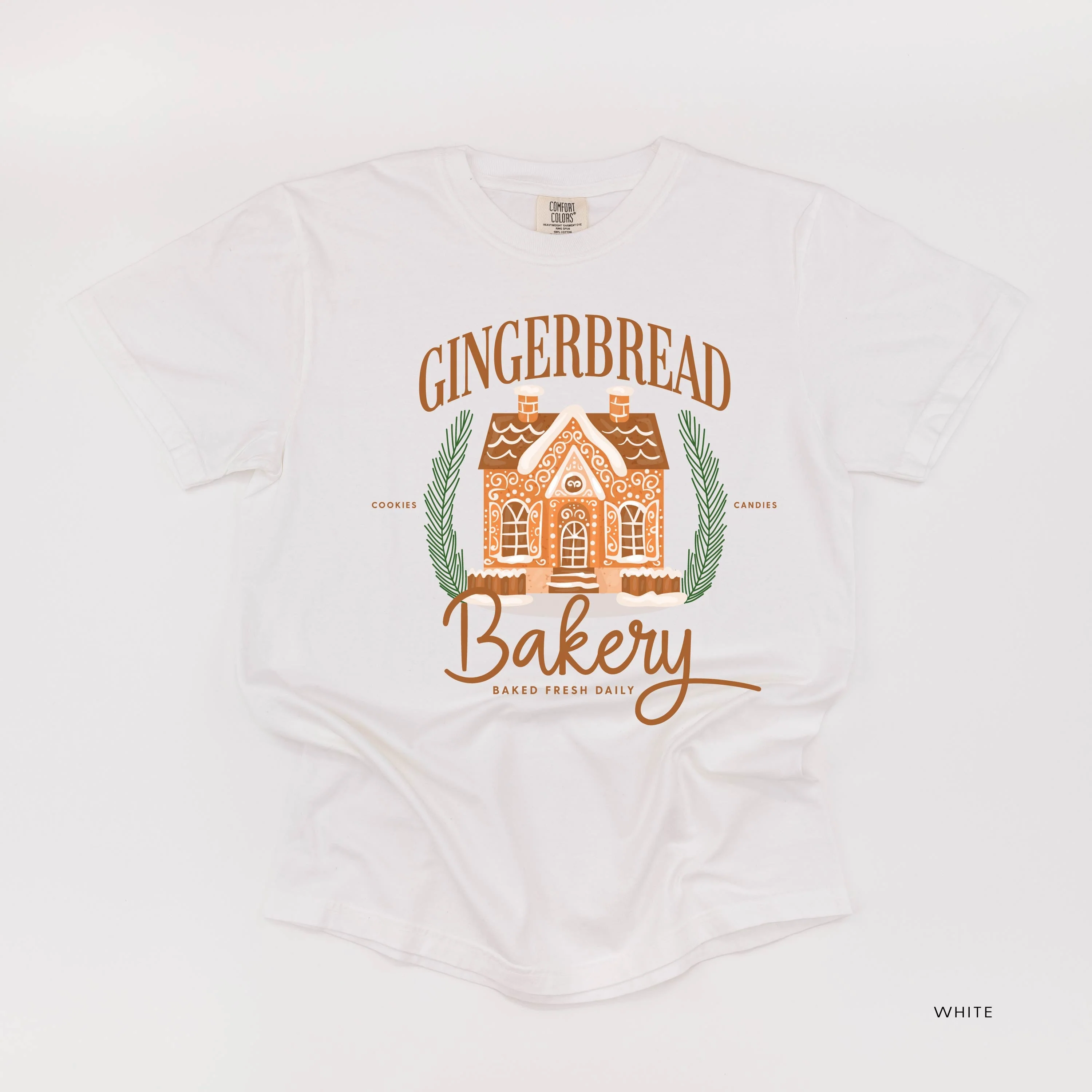Gingerbread Bakery - Comfort Colors Tee - Image 3