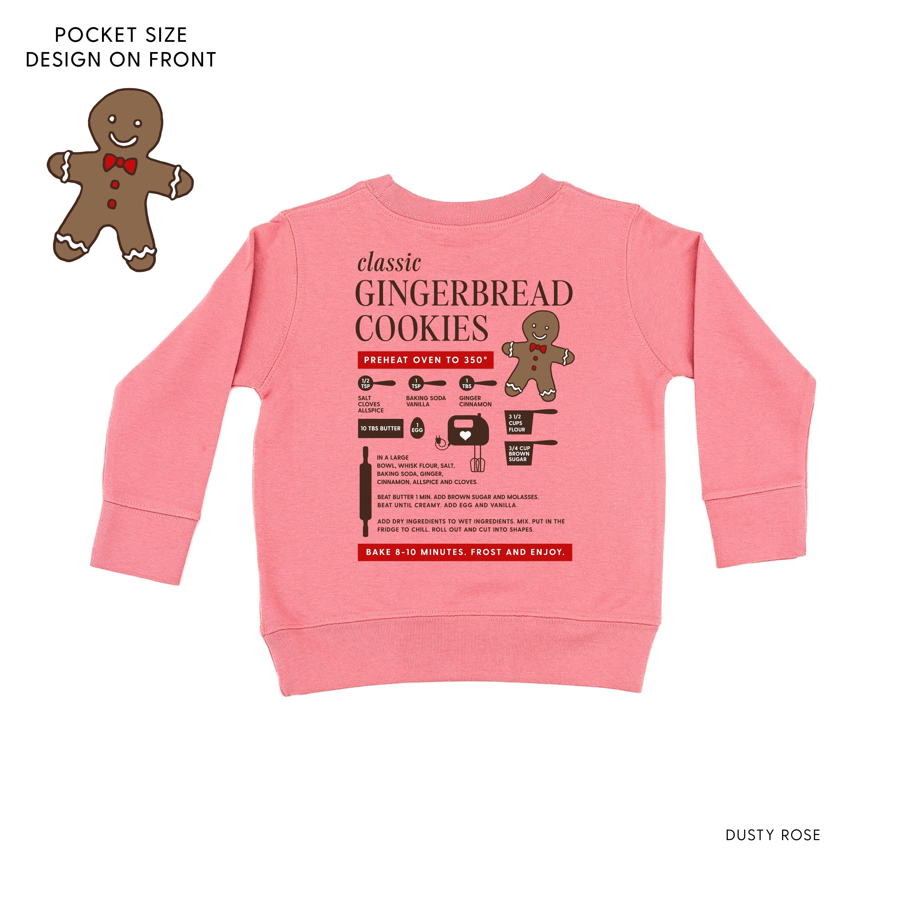 Gingerbread Cookie Recipe (pf&b) - Child Sweater - Image 5