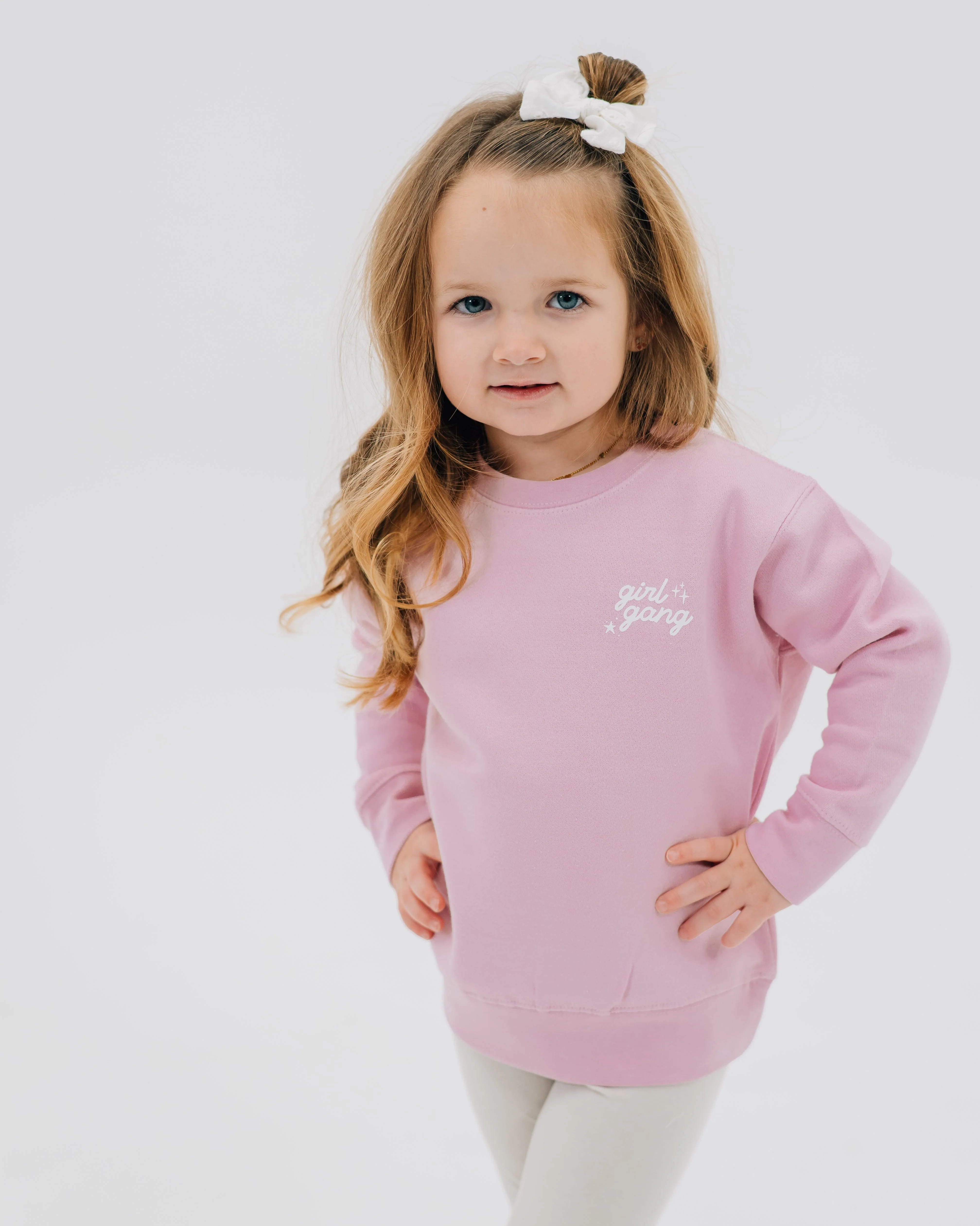 Girl Gang - Child Sweater – Cozy Youth Sweatshirt | Little Mama Shirt Shop
