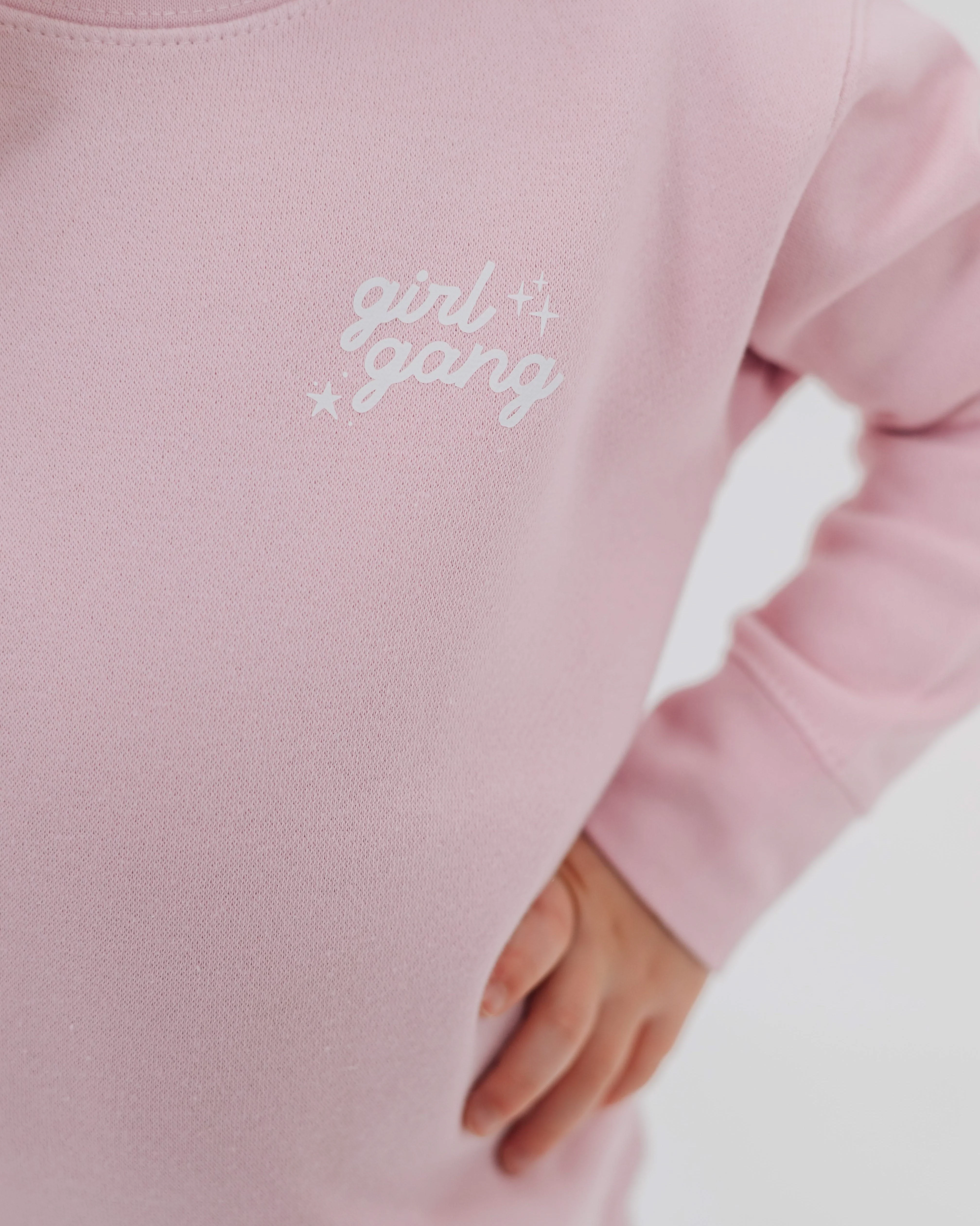 Girl Gang - Child Sweater – Cozy Youth Sweatshirt | Little Mama Shirt Shop - Image 2