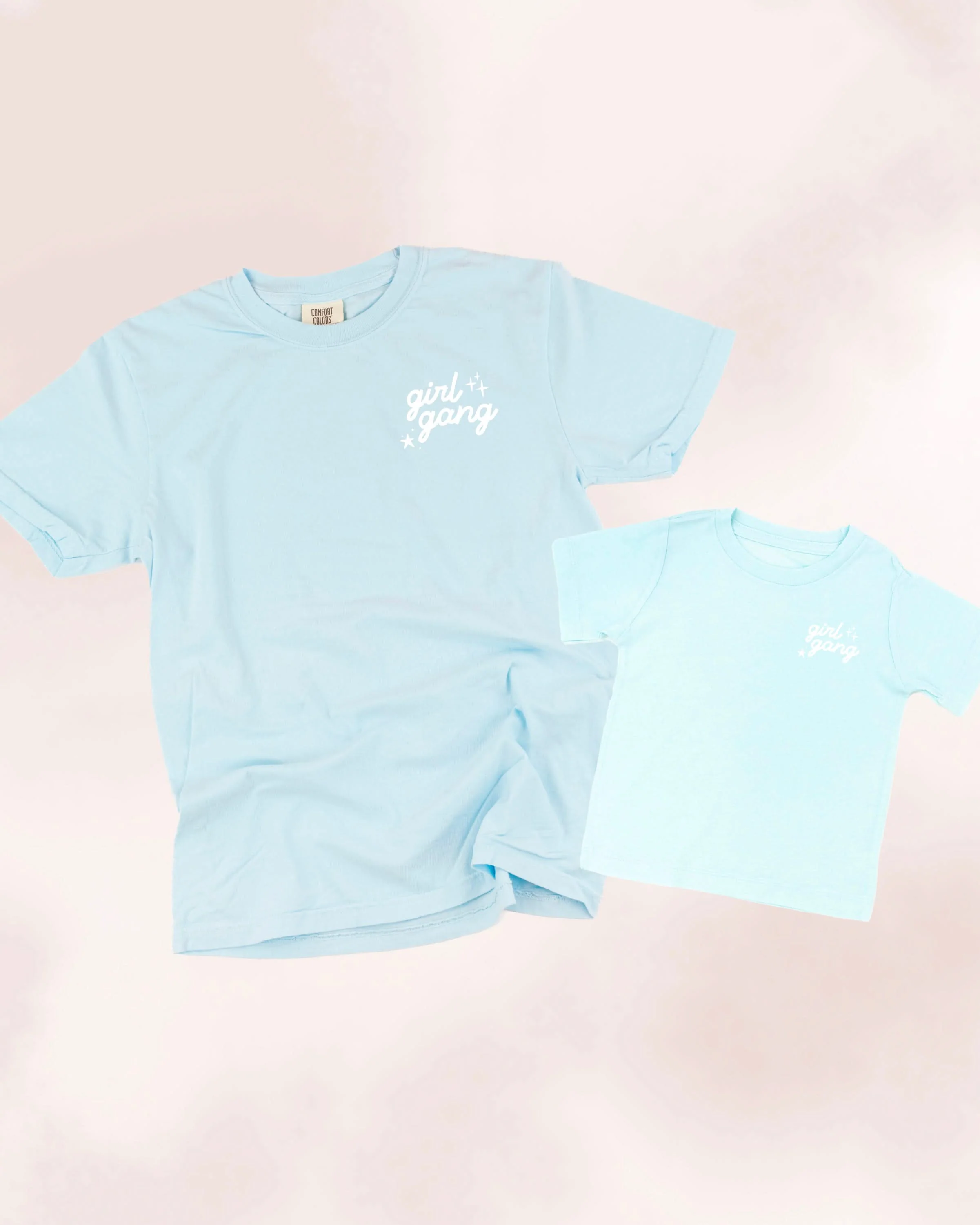 Girl Gang - Match with Mom Set – Coordinating Mom Daughter Outfit | Little Mama Shirt Shop - Image 2