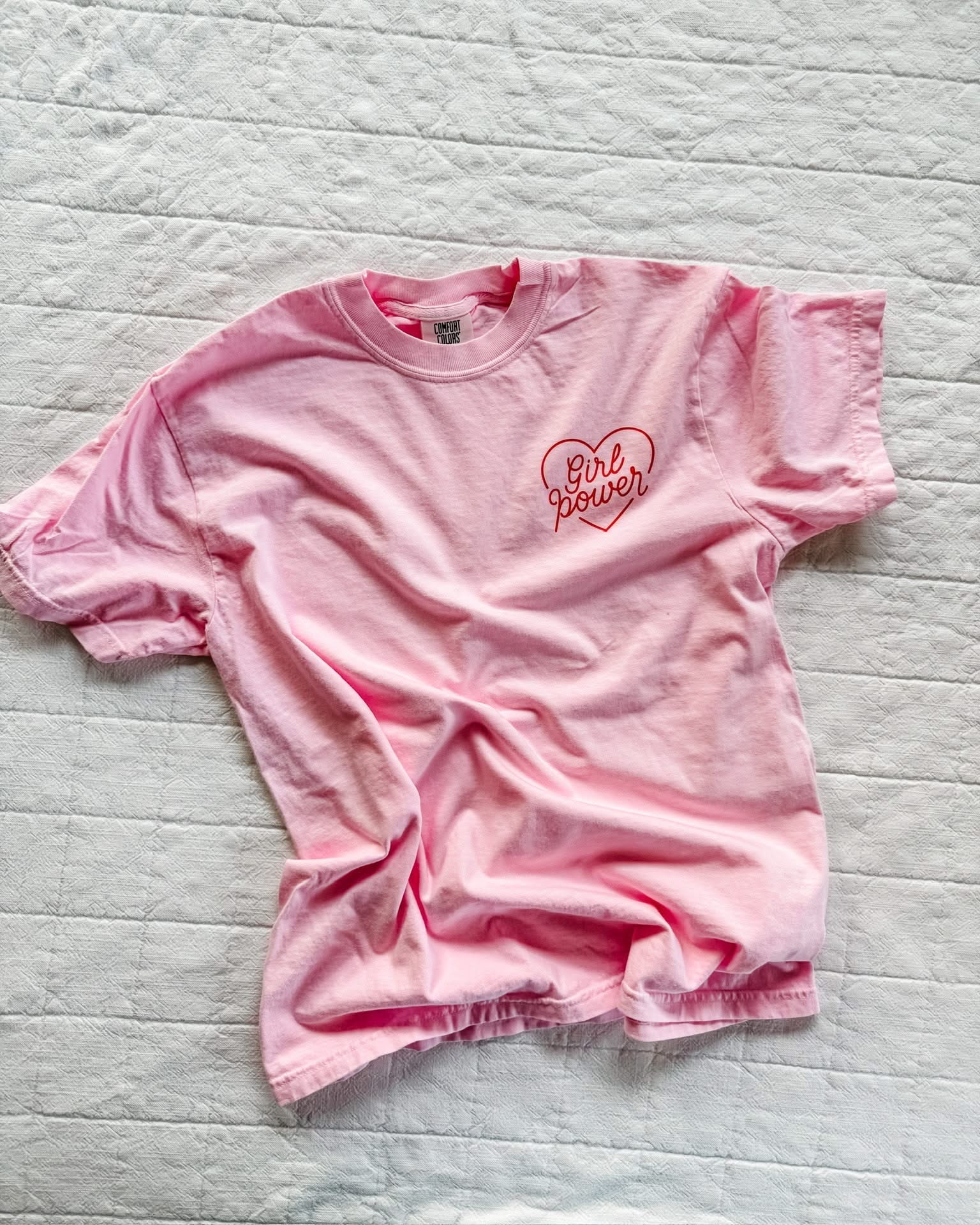 Girl Power – Girls Graphic Tee – T-Shirt – Youth | Little Mama Shirt Shop - Image 2
