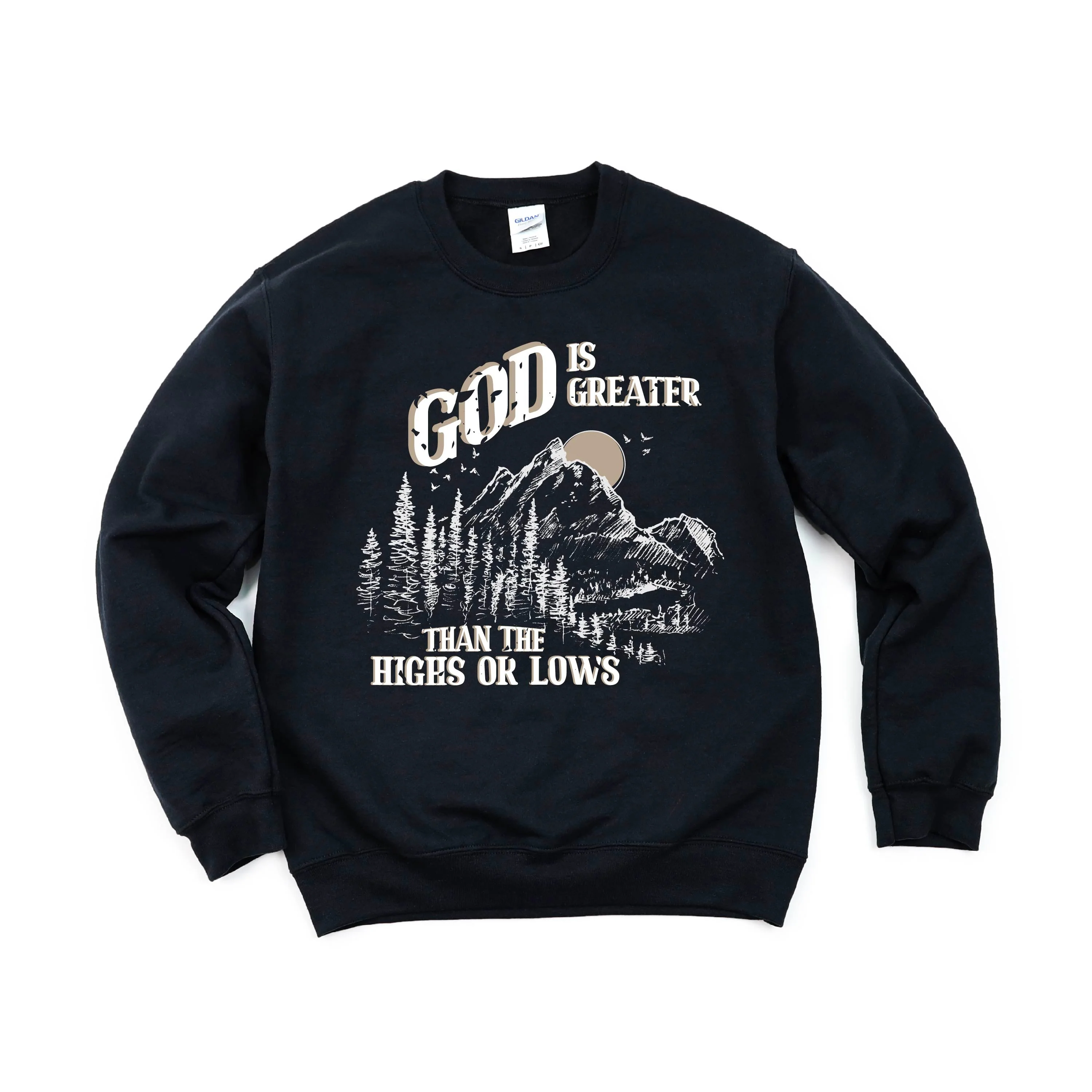 God Is Greater Than The Highs Or Lows - Basic Fleece - Image 2