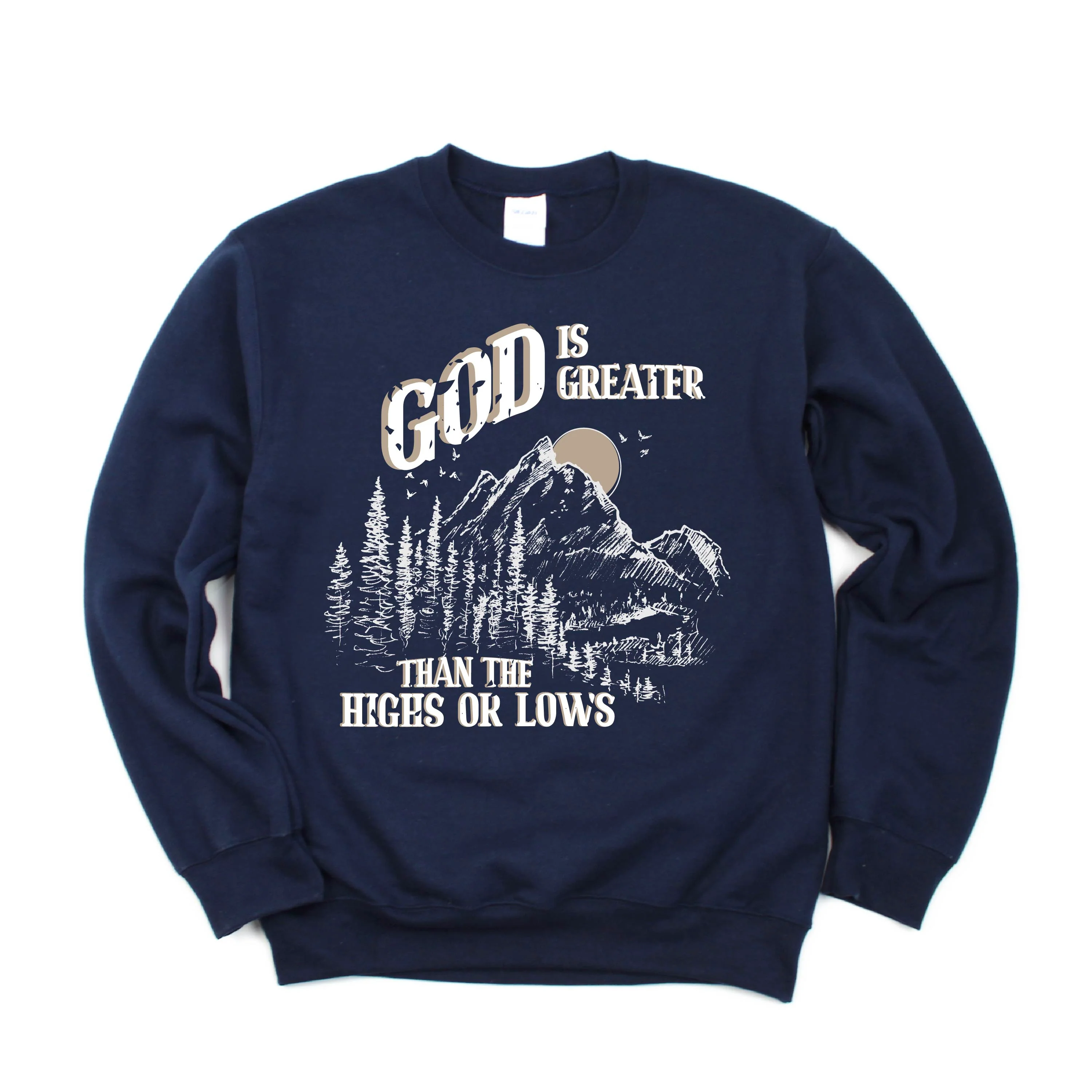 God Is Greater Than The Highs Or Lows - Basic Fleece - Image 5