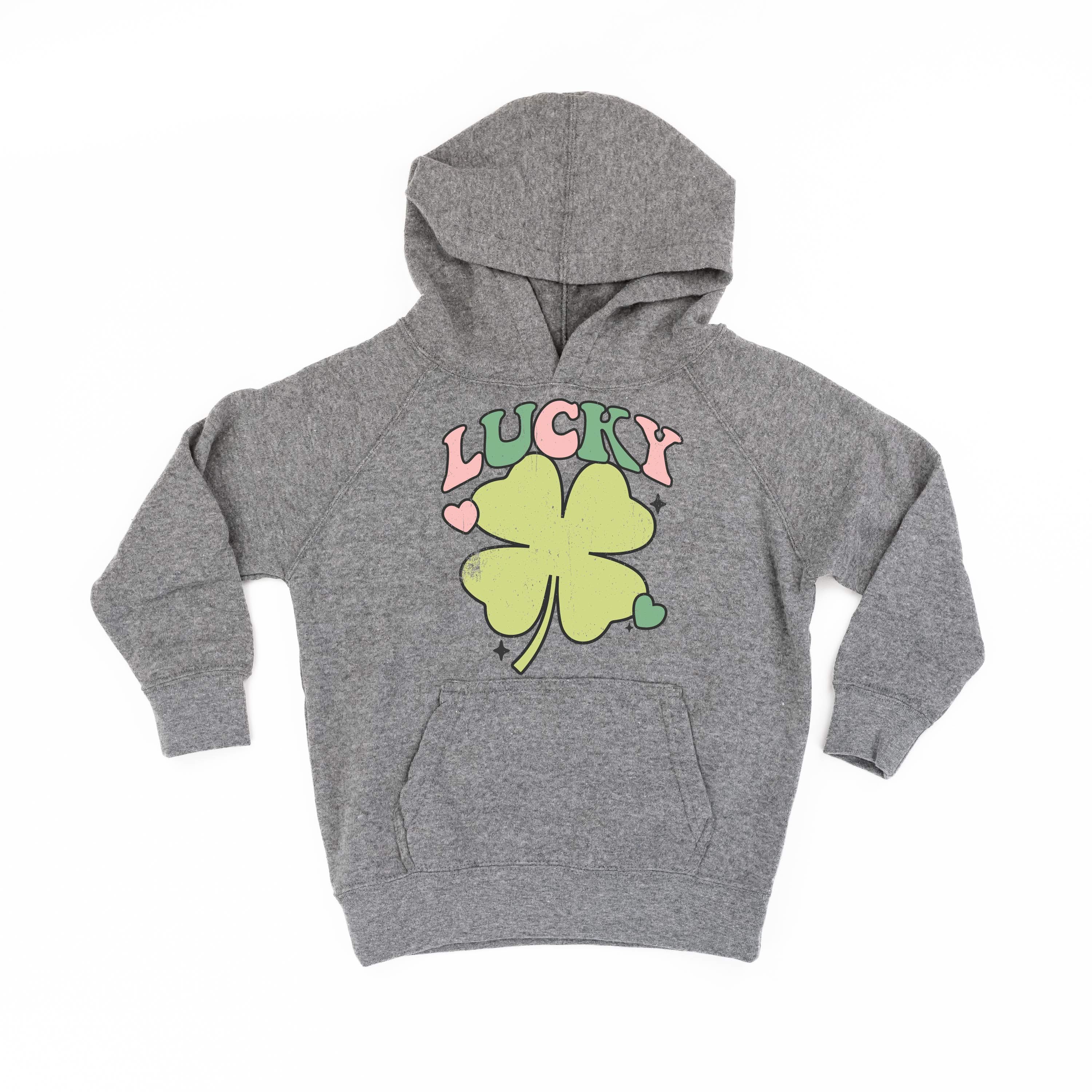 Oversized Lucky Shamrock - Child Hoodie - Image 4