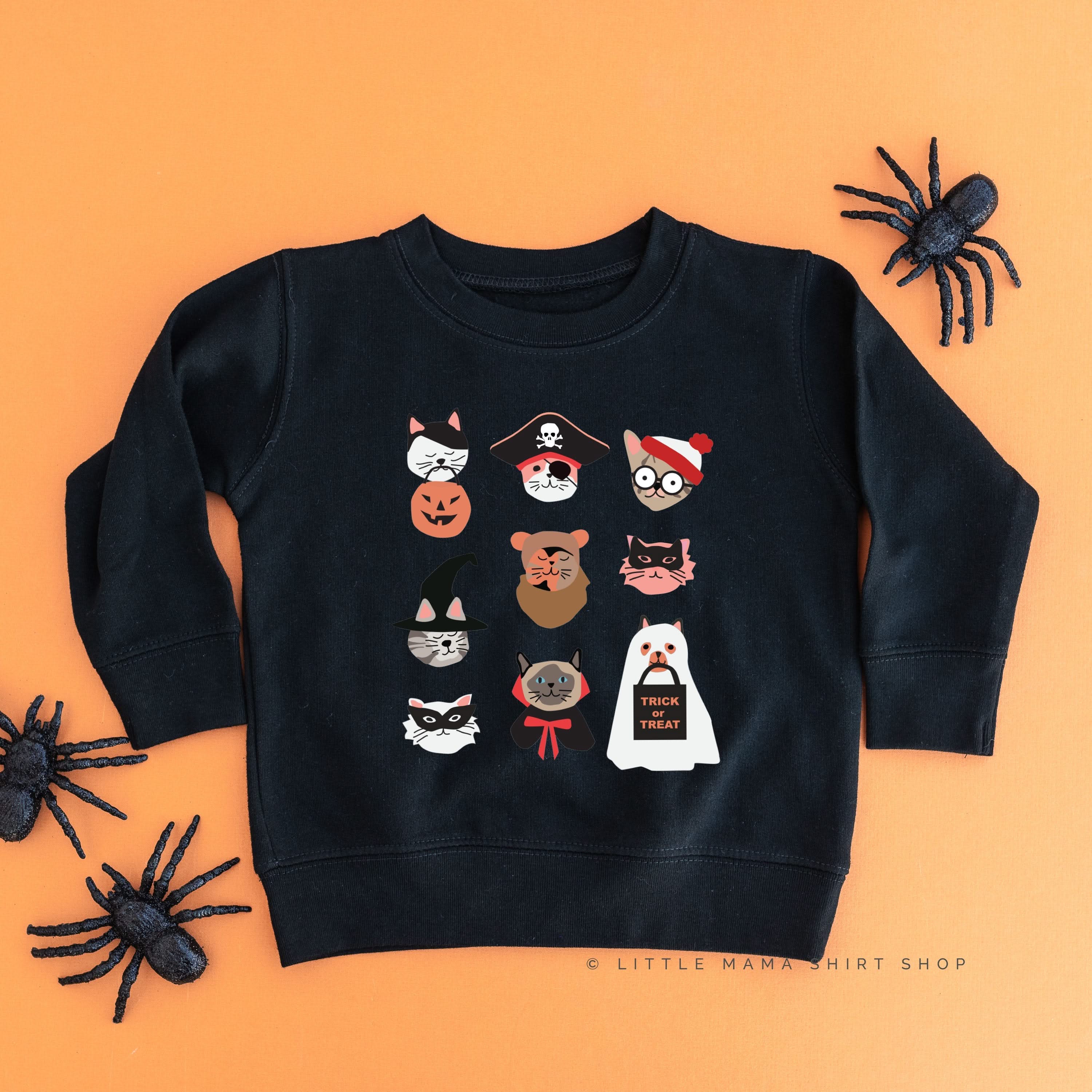 Halloween Kitties - Featuring @HeyCuteDesign - Child Sweater - Image 4