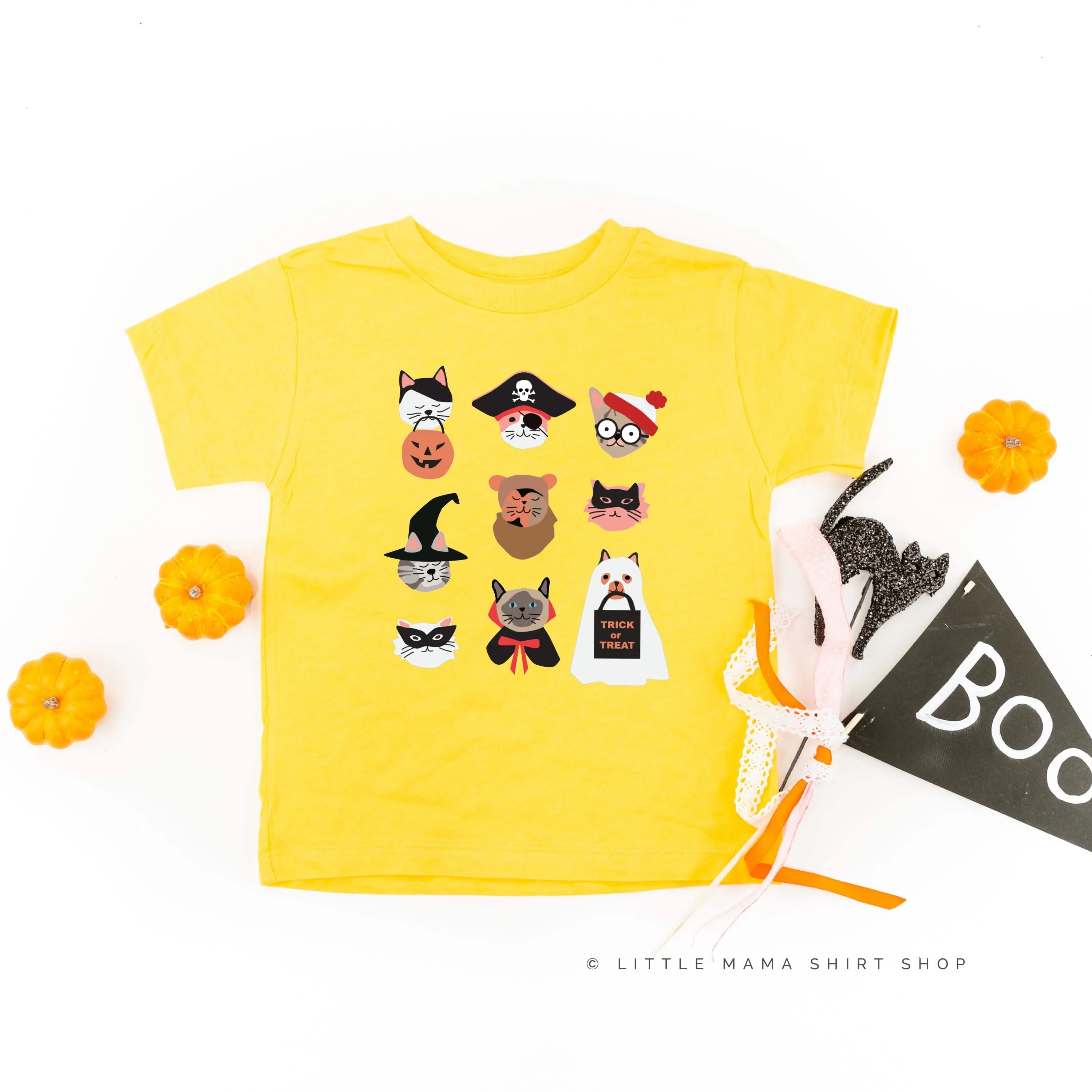 Halloween Kitties - Featuring @HeyCuteDesign - Child Tee - Image 16