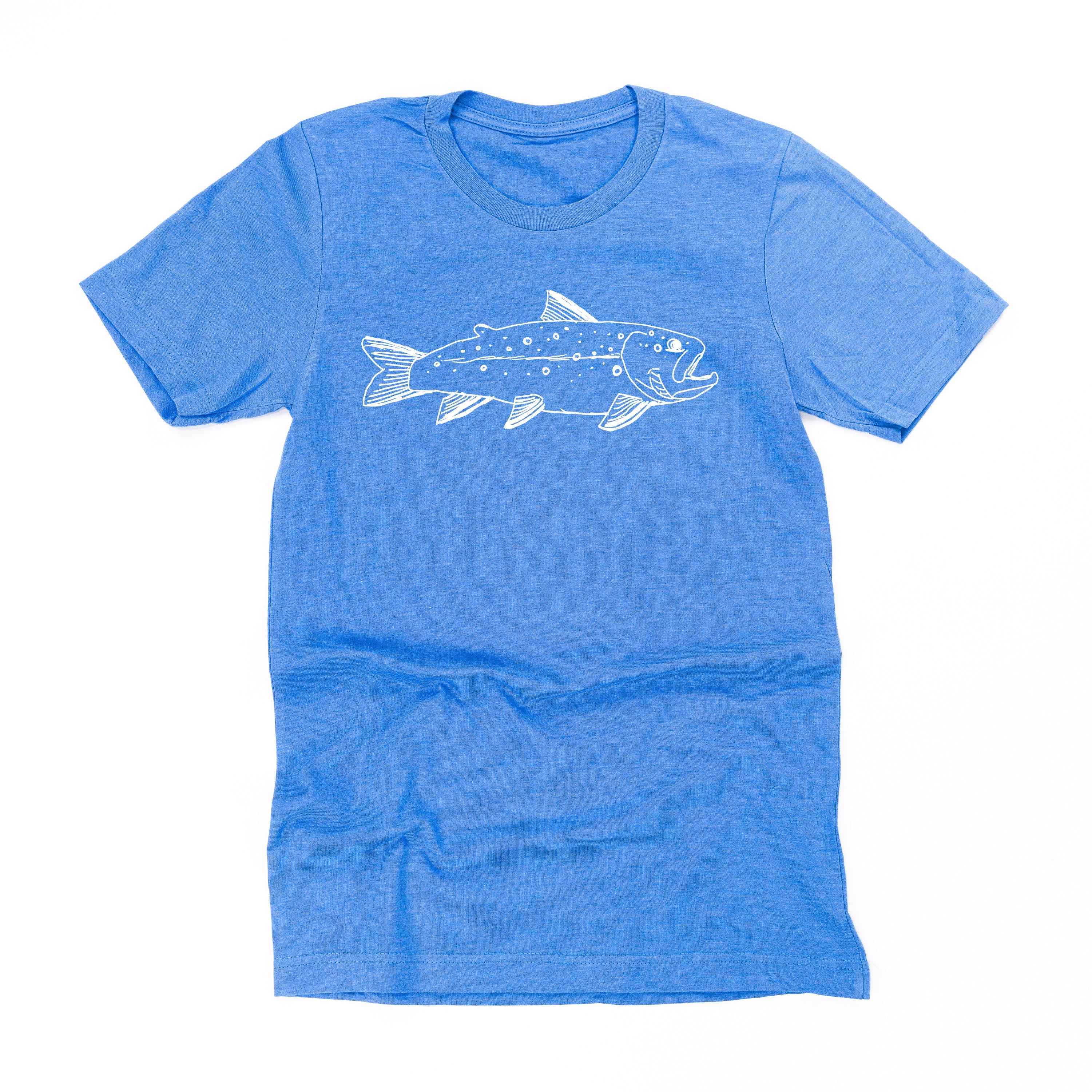 Hand Drawn Brook Trout - Unisex Tee - Image 7