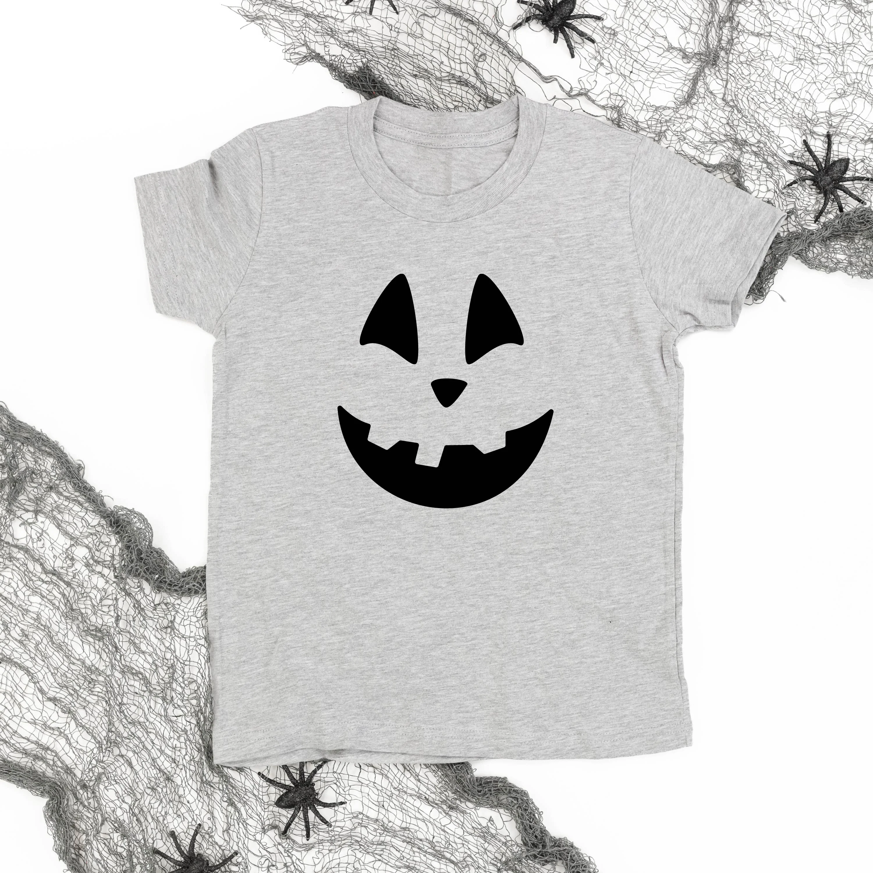 Happy Jack-o'-lantern Face - Child Tee - Image 4