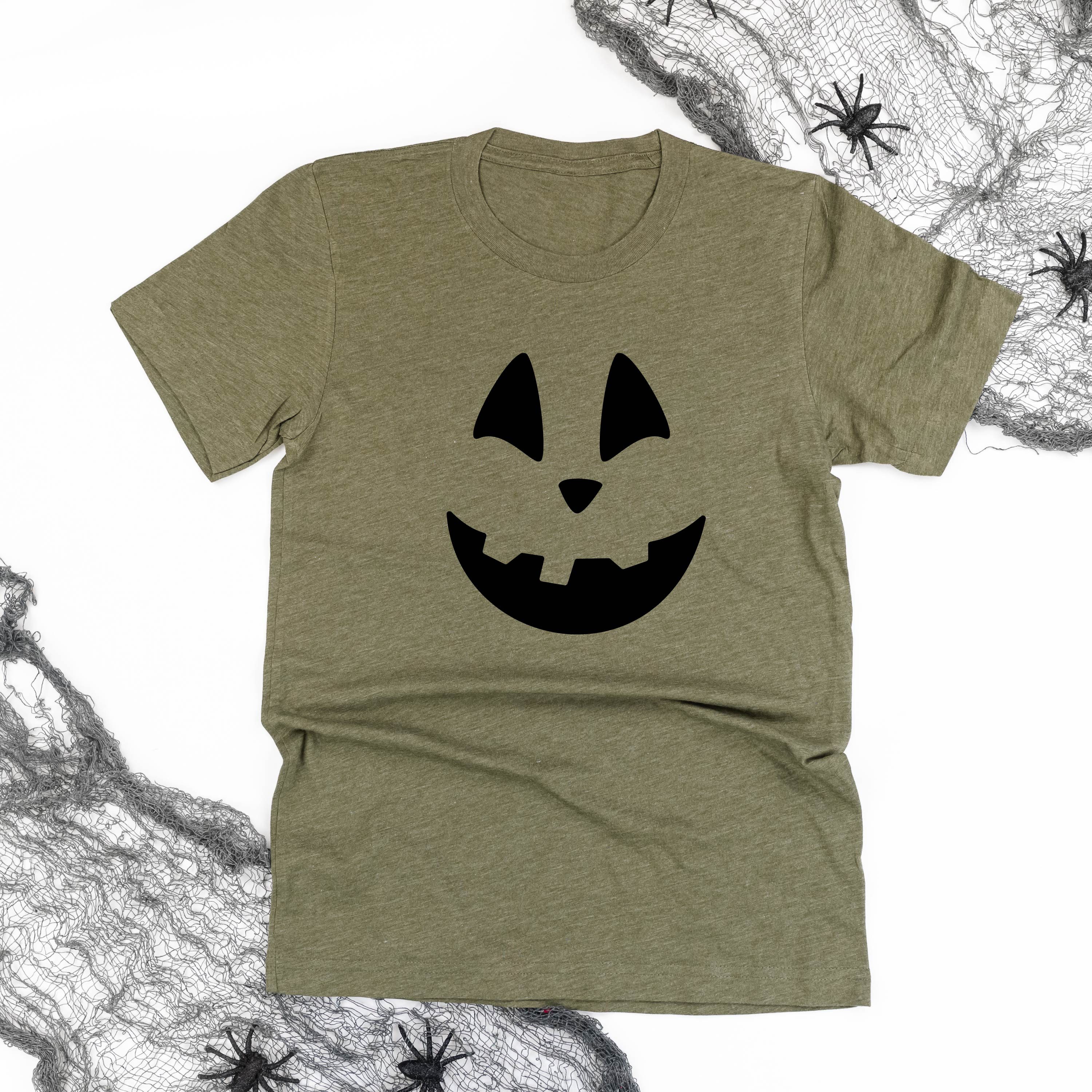 Happy Jack-o'-lantern Face - Unisex Tee - Image 8