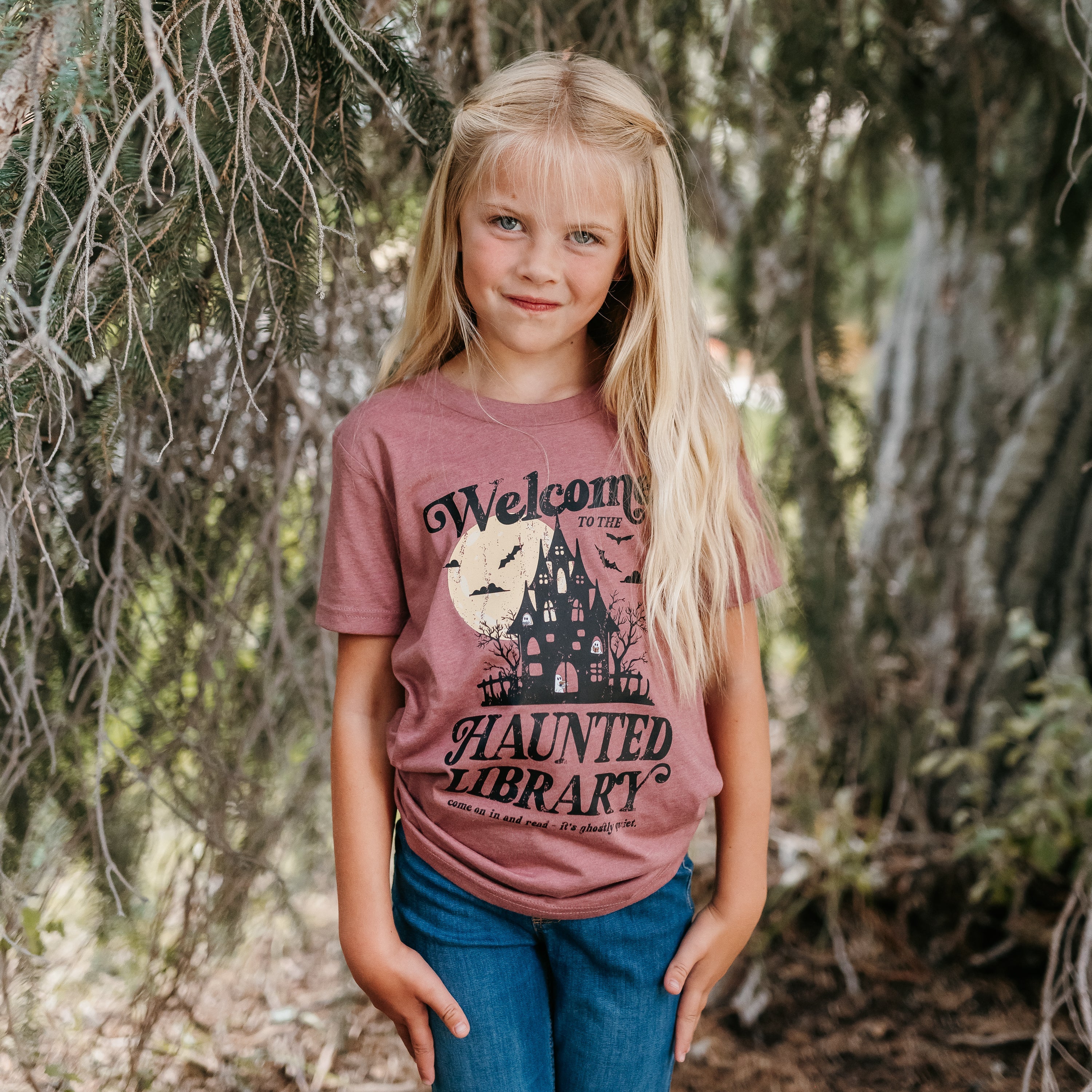 Haunted Library - Child Tee