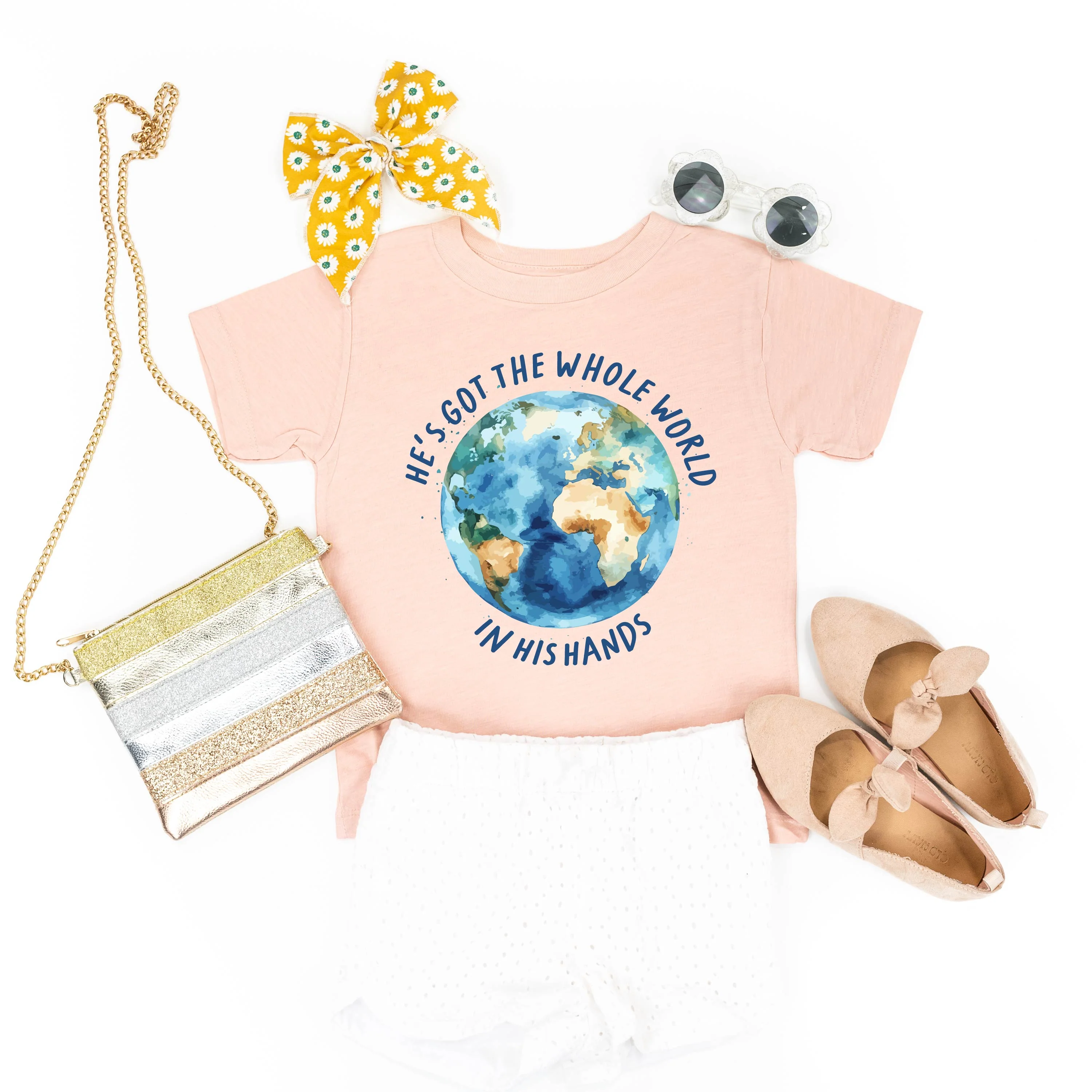 He’s Got The Whole World In His Hands - Child Tee - Image 8