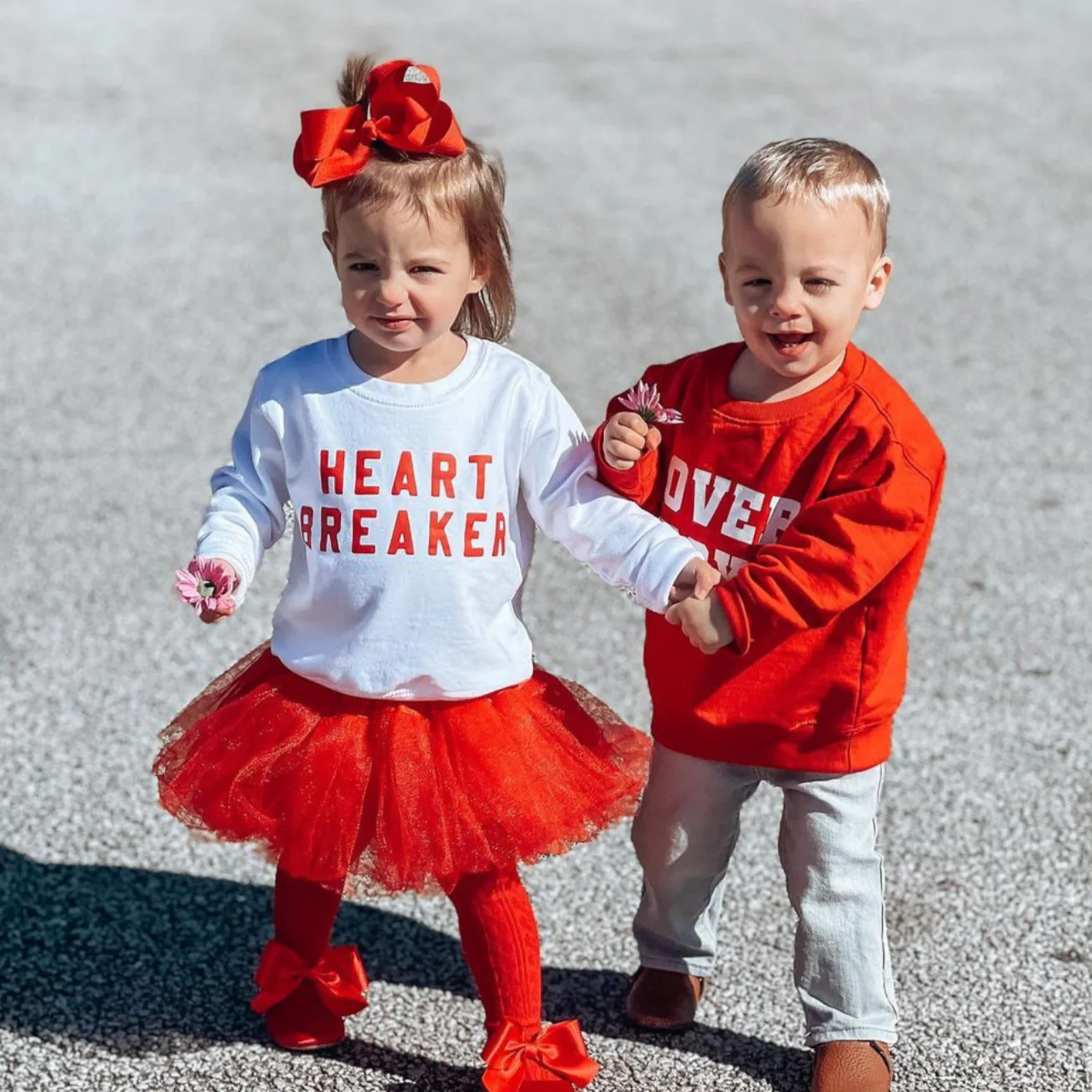 Heart Breaker (Block Font) - Child Sweater - Image 3