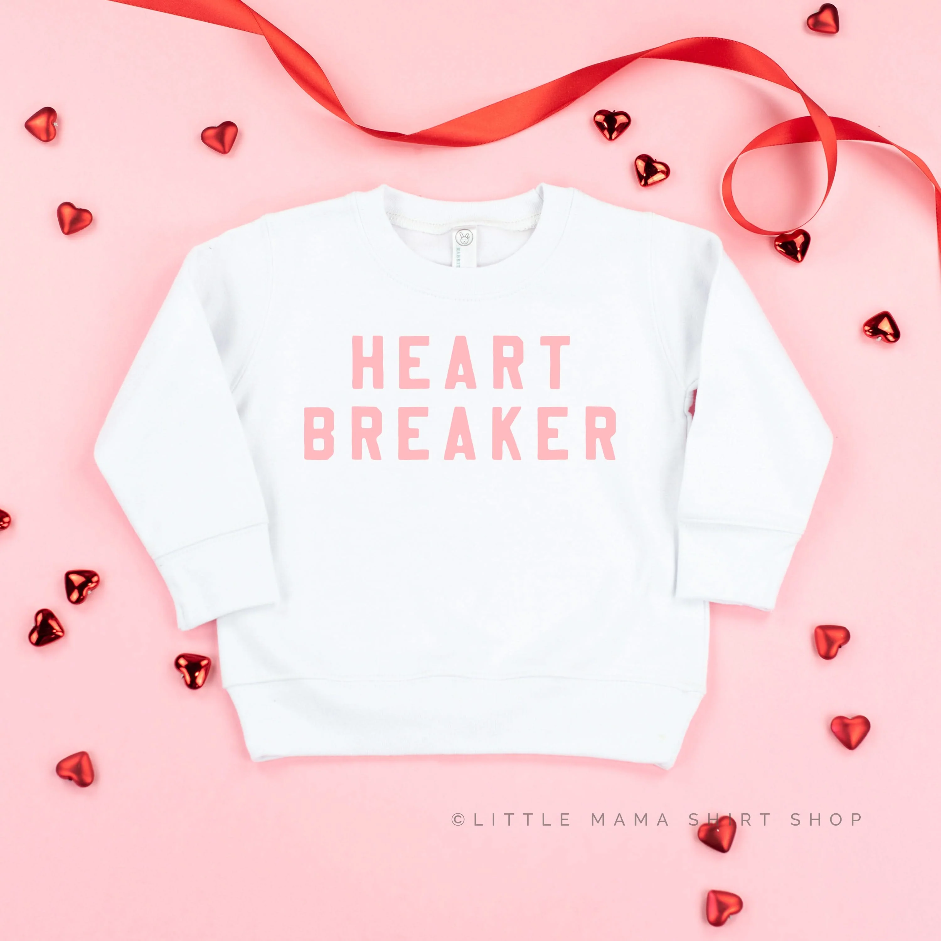 Heart Breaker (Block Font) - Child Sweater - Image 9