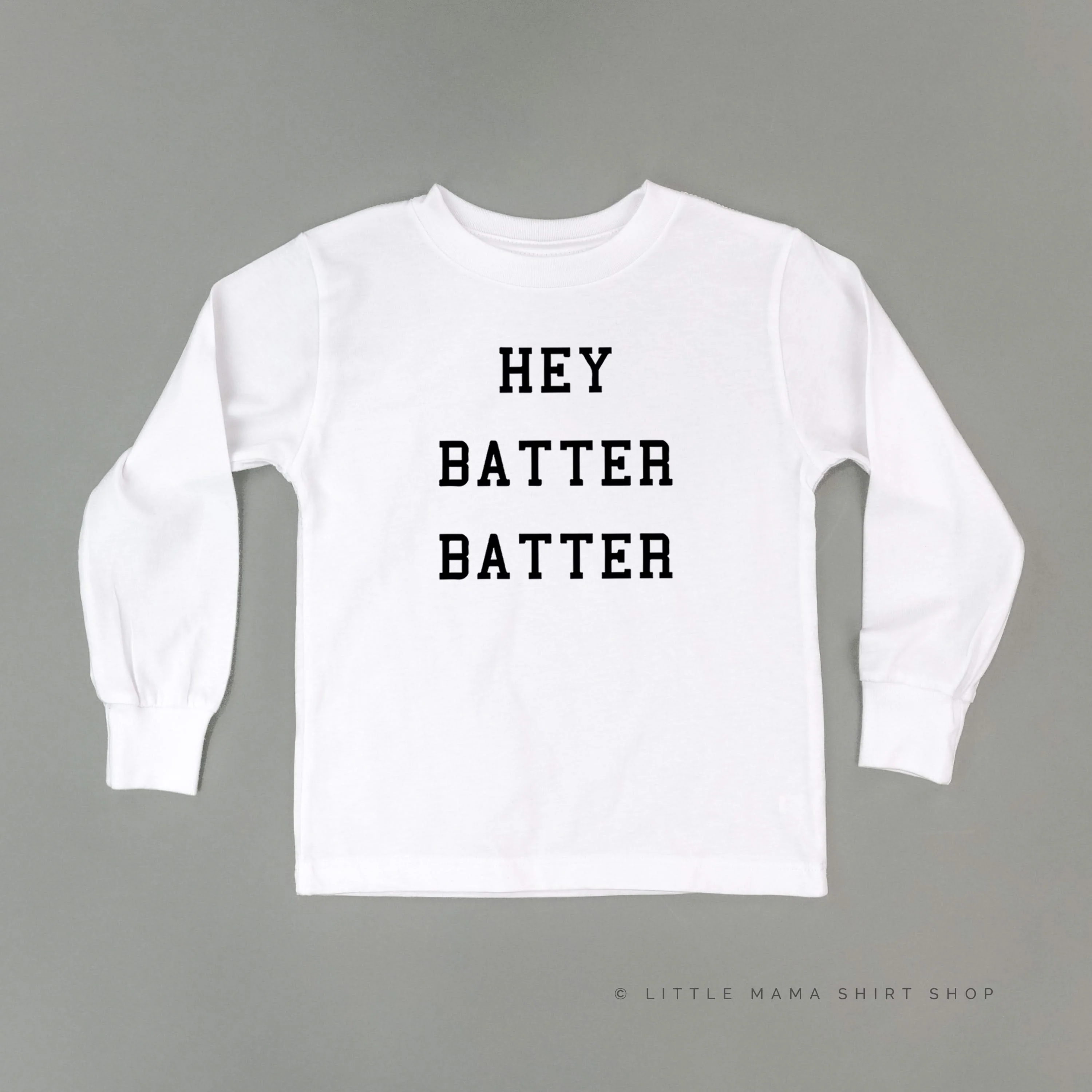 Hey Batter Batter - Child Long Sleeve Tee - Image 2