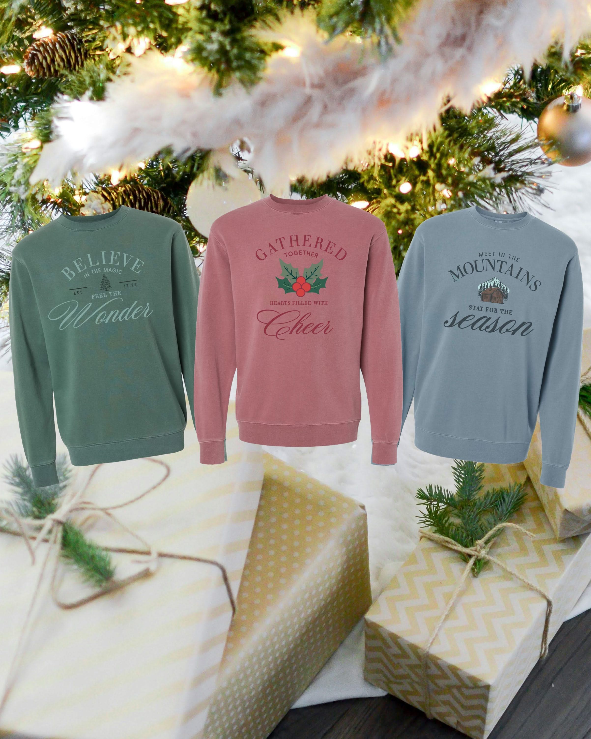 The Winter Lodge Collection – Embroidered Holiday Sweatshirts | Little Mama Shirt Shop - Image 6