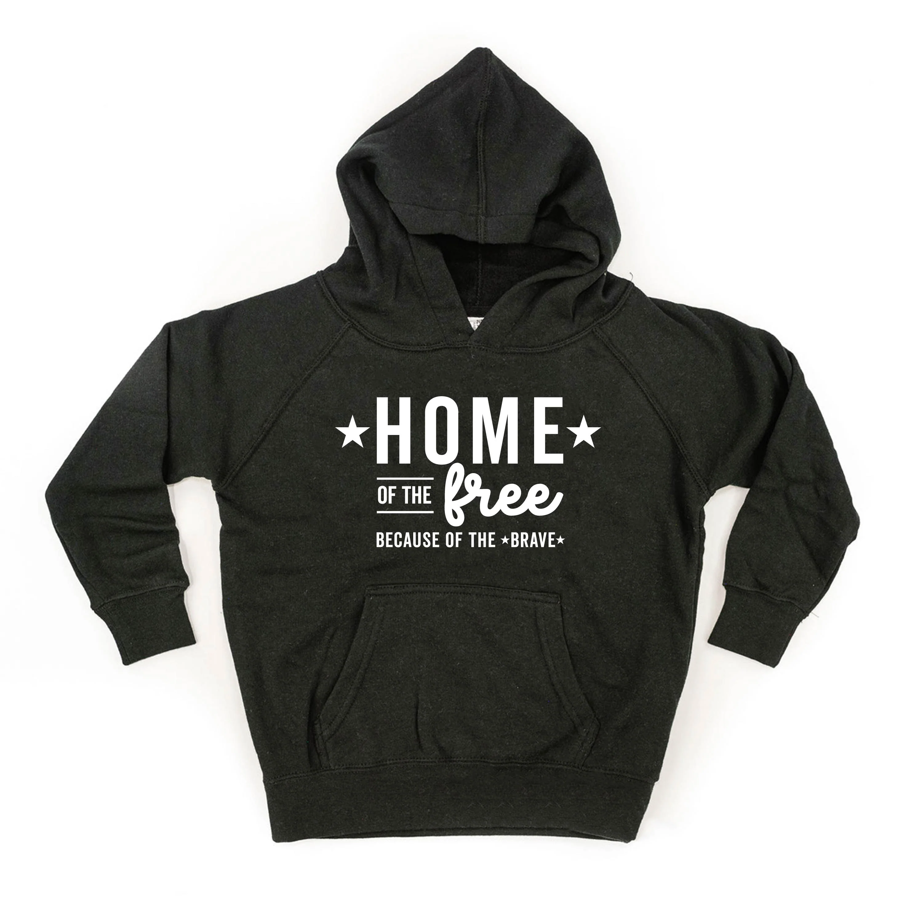 Home Of The Free Because Of The Brave - Child HOODIE - Image 2