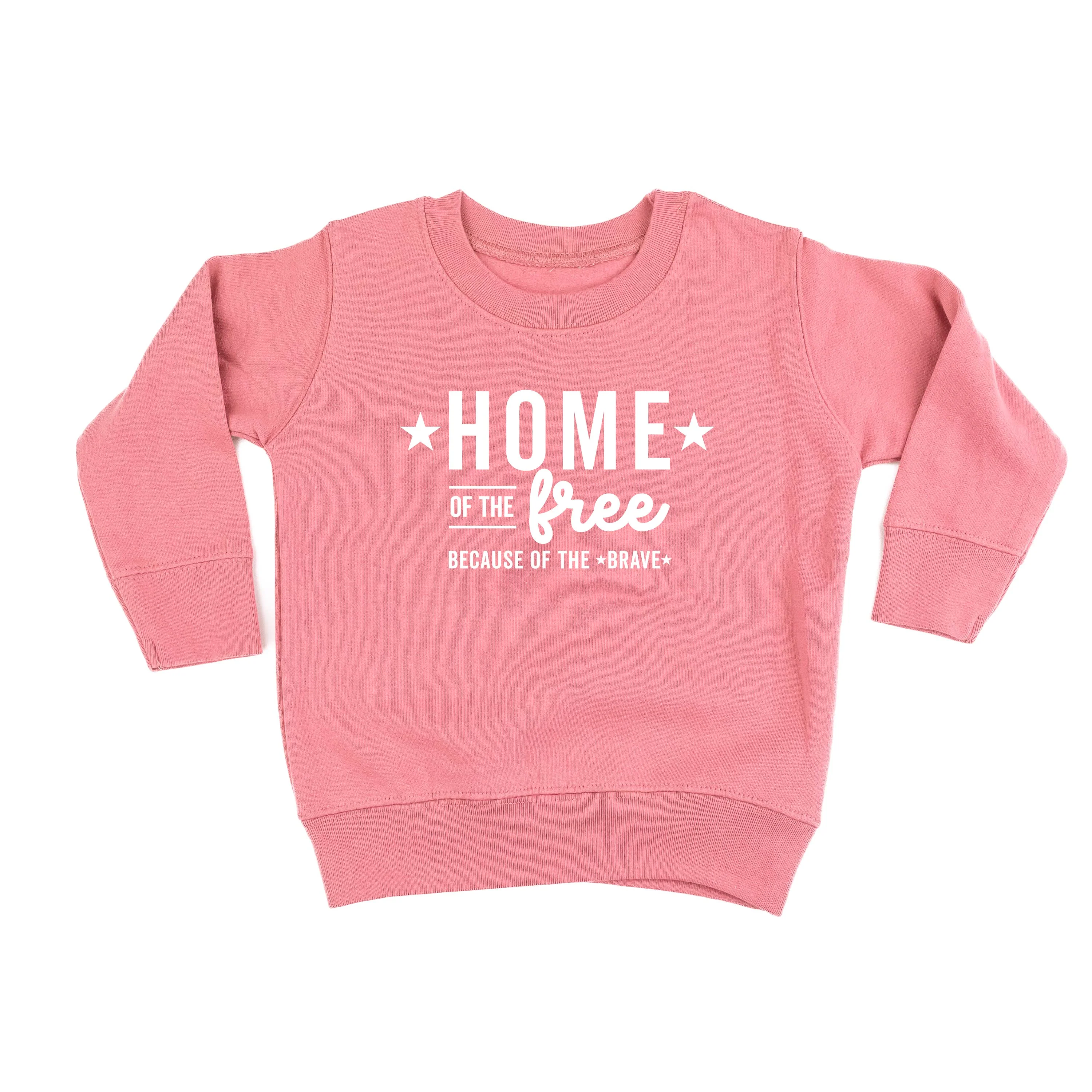 Home Of The Free Because Of The Brave - Child Sweater - Image 9