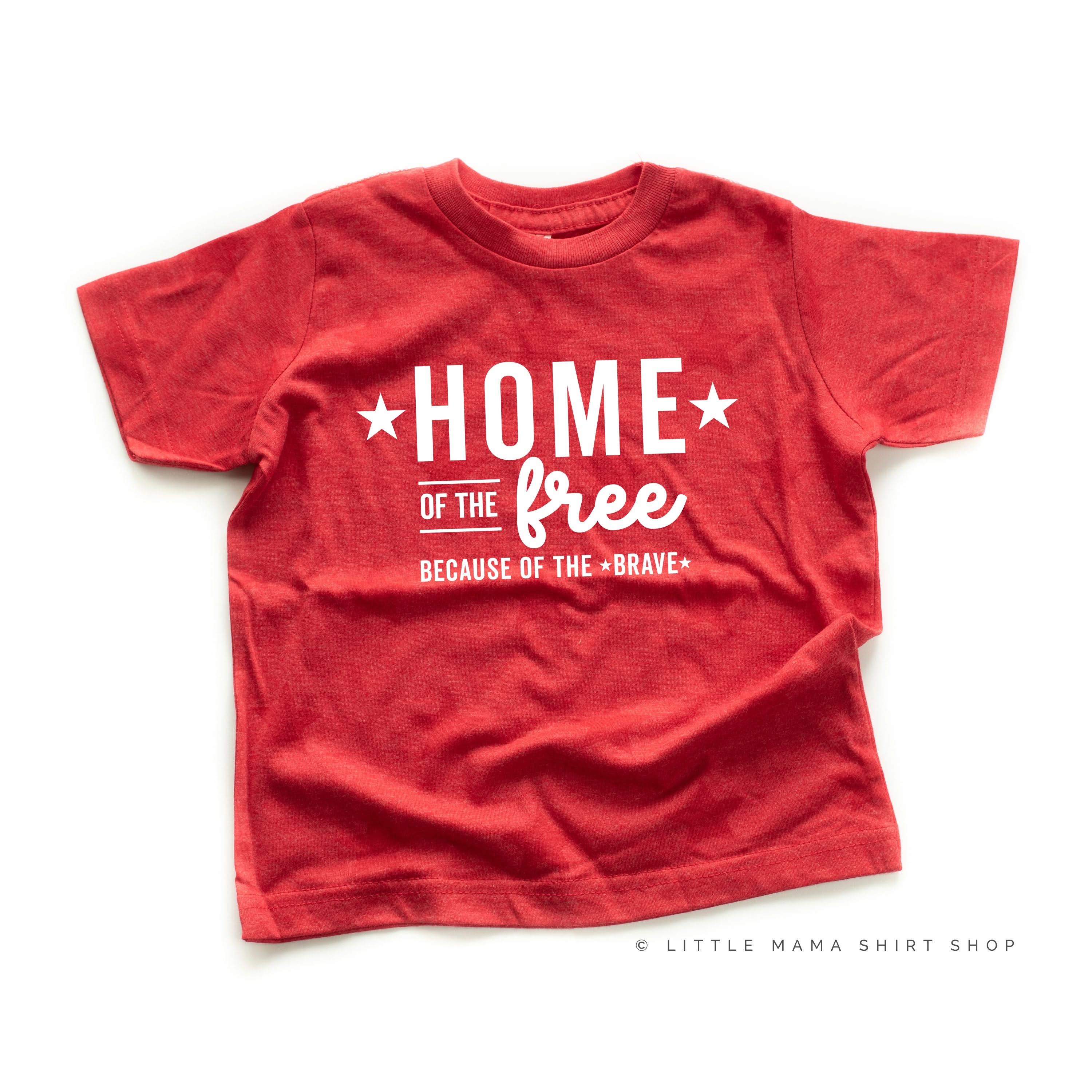 Home Of The Free Because Of The Brave - Child STAR Tee - Image 5