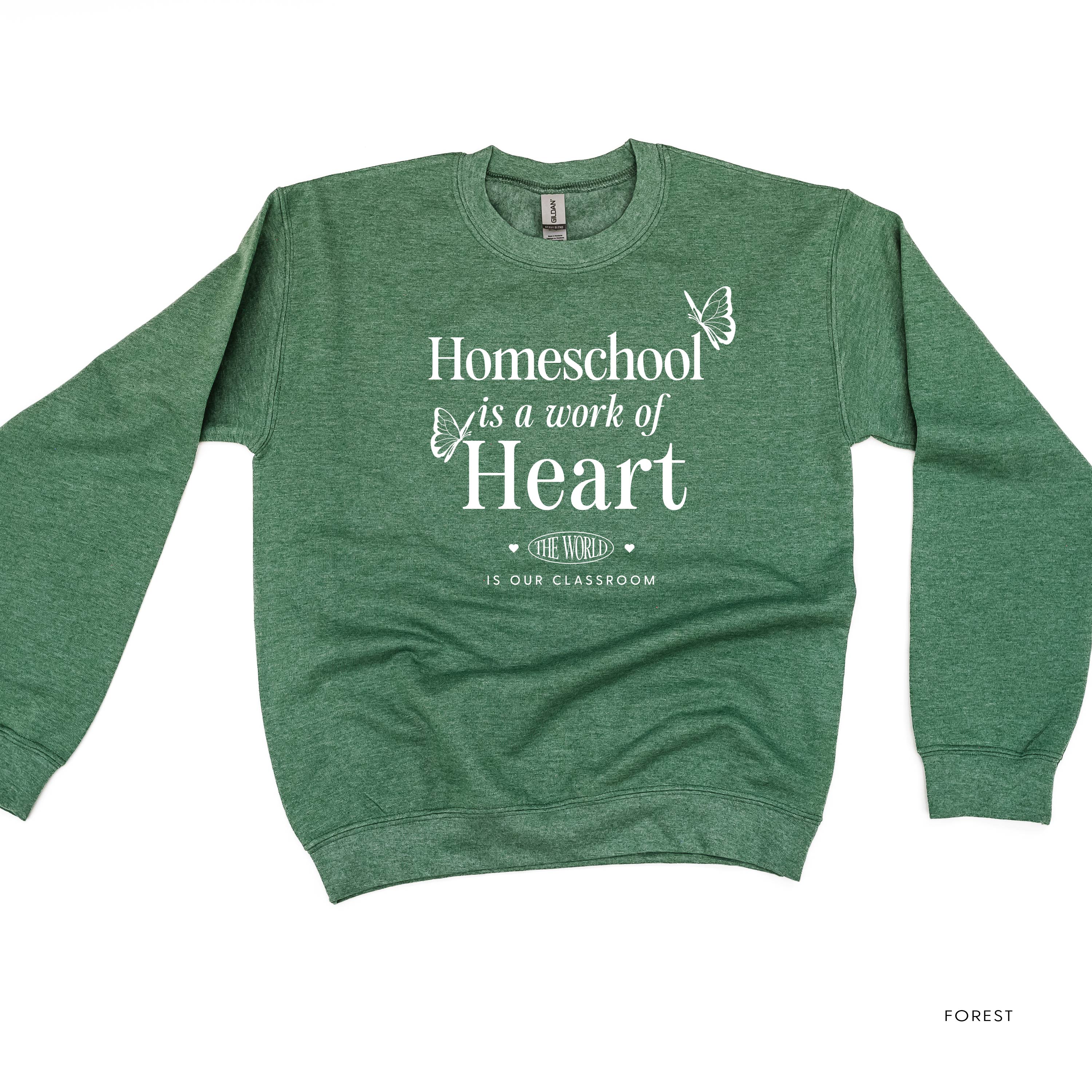 Homeschool Is A Work Of Heart - BASIC Fleece - Image 11