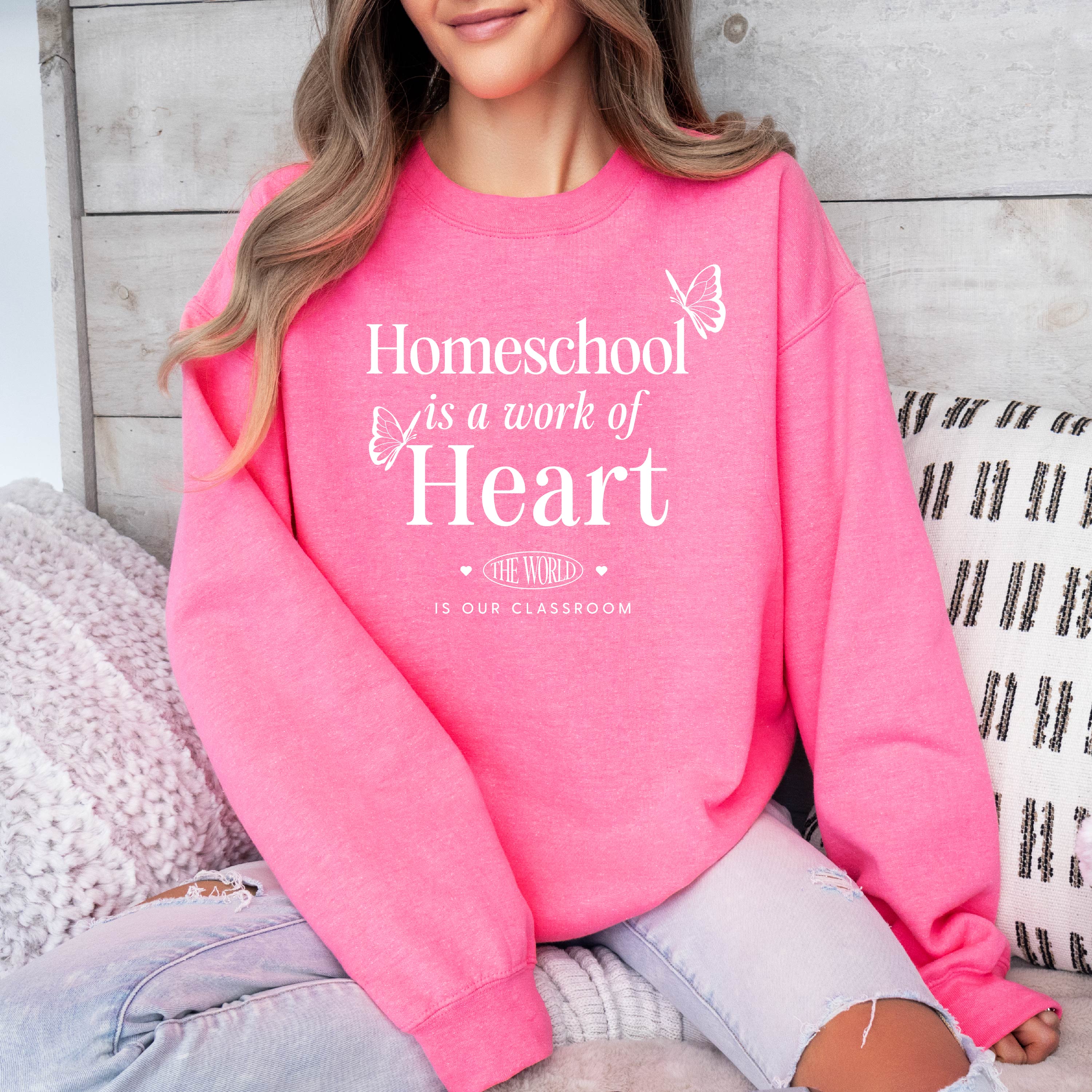 Homeschool Is A Work Of Heart - BASIC Fleece - Image 6