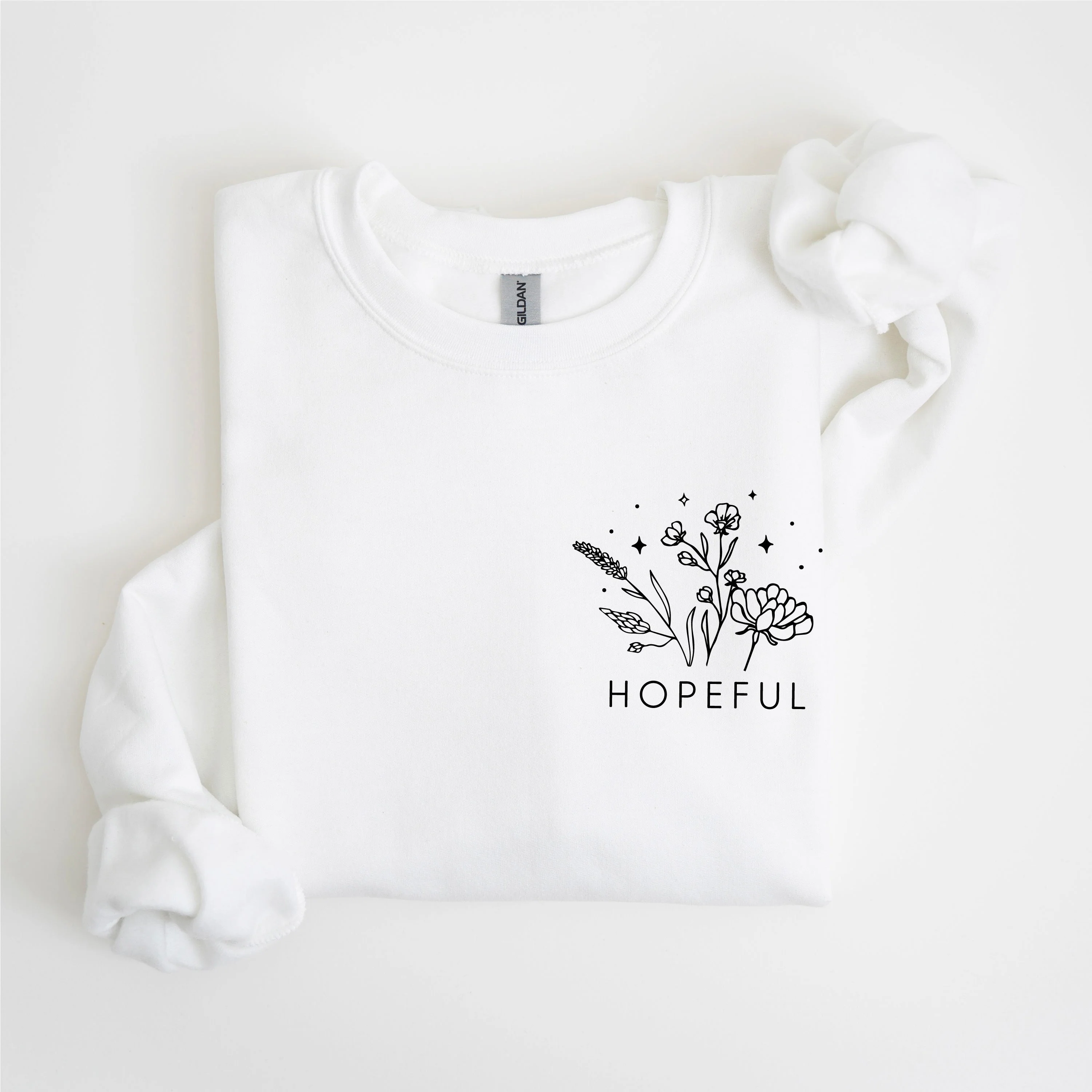 HOPEFUL - Bouquet - Pocket Size - BASIC FLEECE CREWNECK