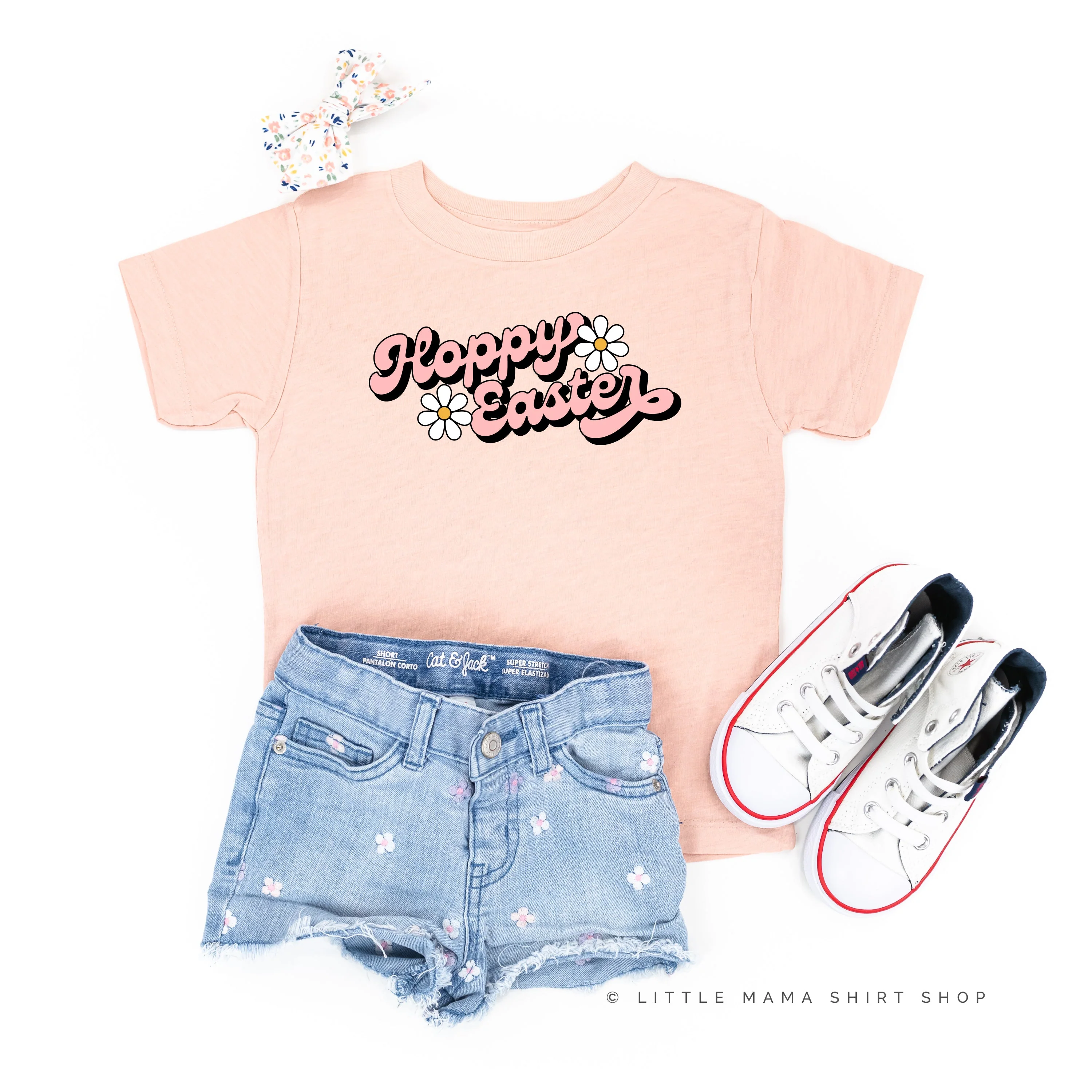 Hoppy Easter - Daisies - Child Tee - Image 9