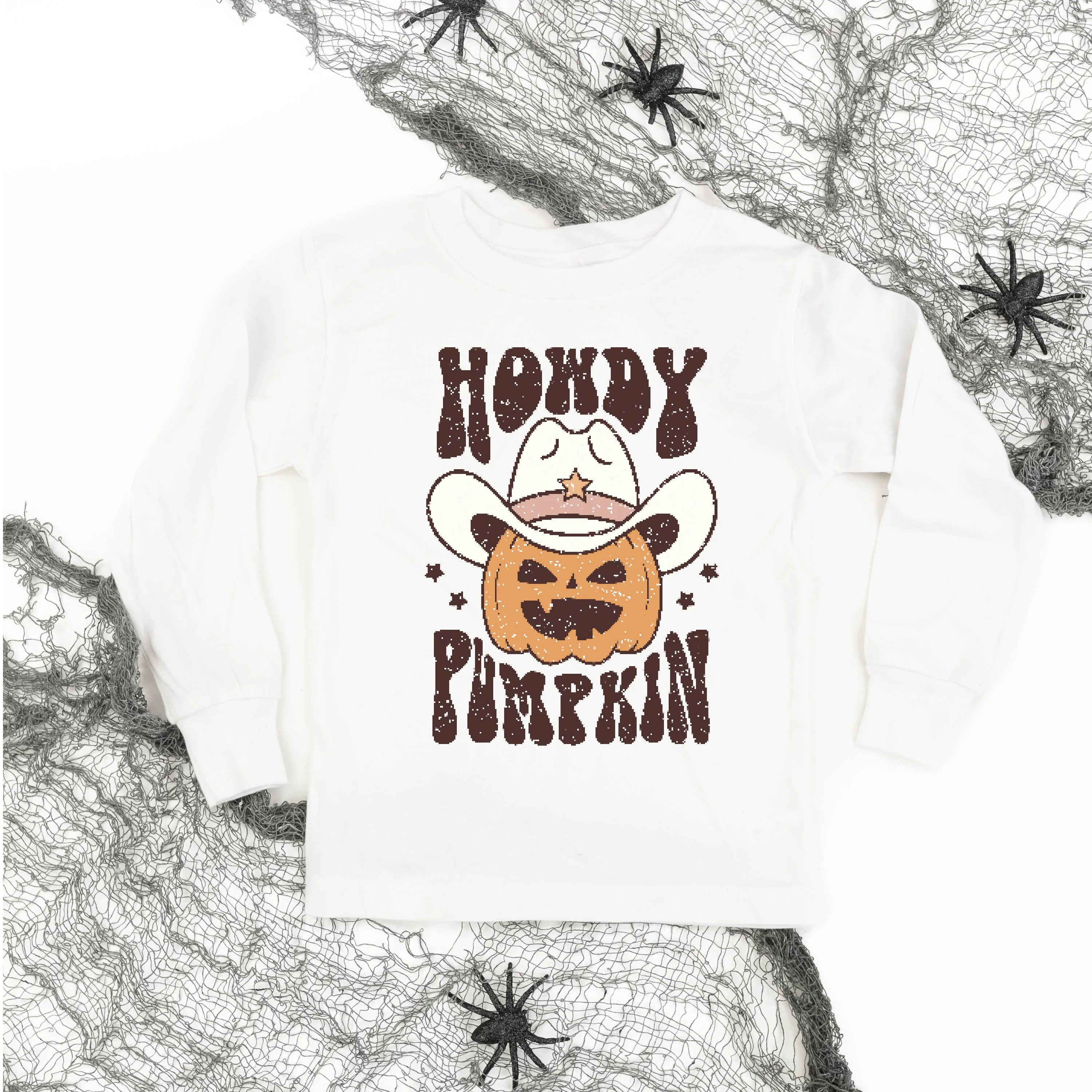 Howdy Pumpkin - Child Long Sleeve Tee - Image 2